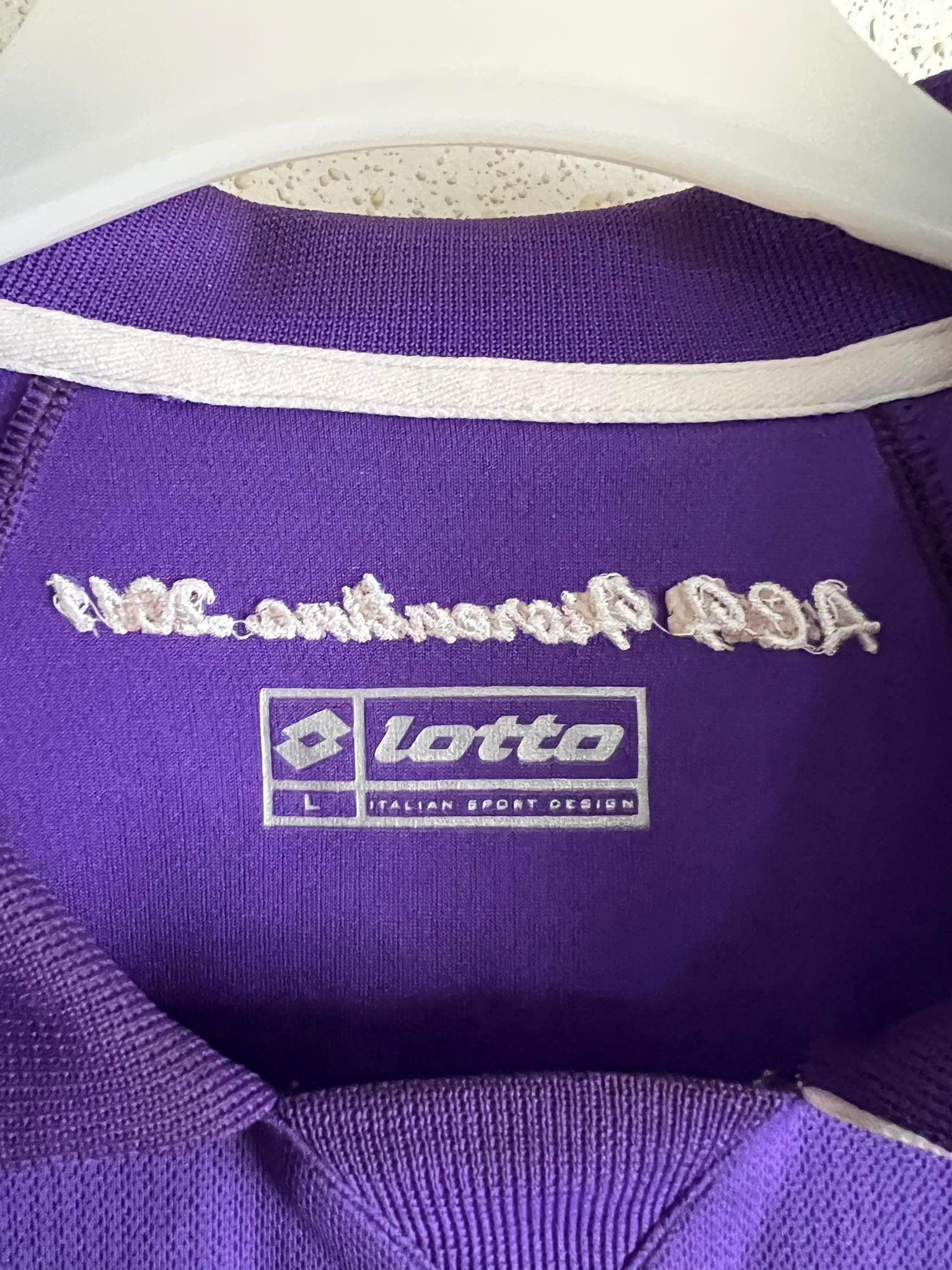 Lotto Sport Fiorentina 2011/12 Home Shirt Lotto - Jovetic #8 Size US L / EU 52-54 / 3 - 3 Thumbnail