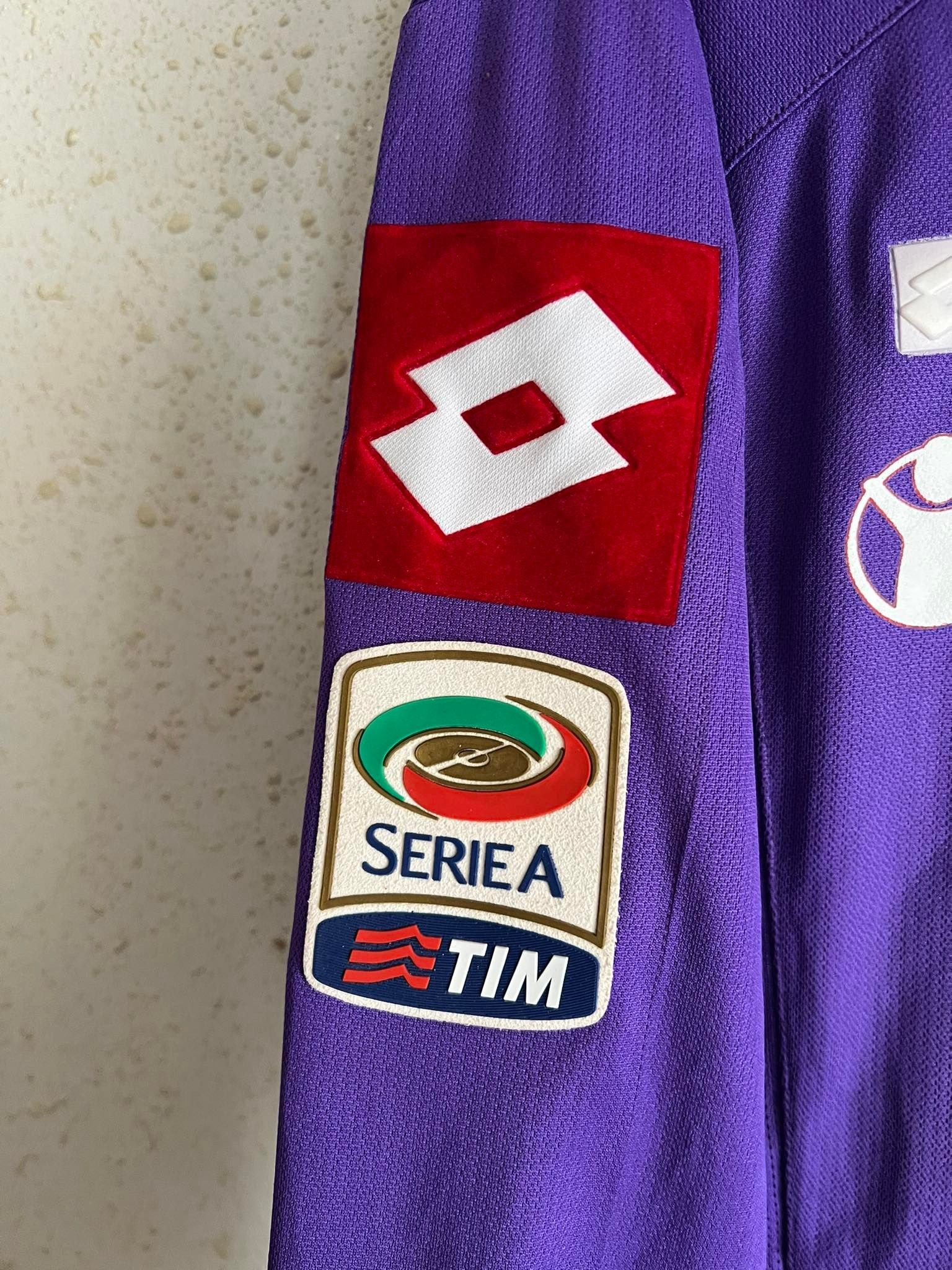 Lotto Sport Fiorentina 2011/12 Home Shirt Lotto - Jovetic #8 Size US L / EU 52-54 / 3 - 4 Thumbnail