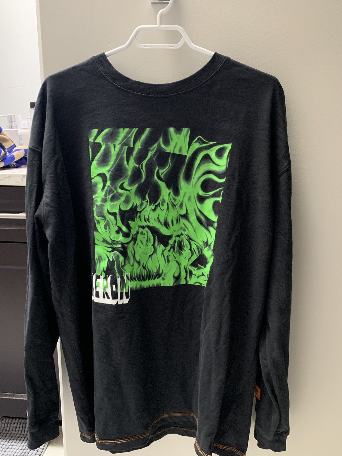 Vetements Black Box Skull Long Sleeve