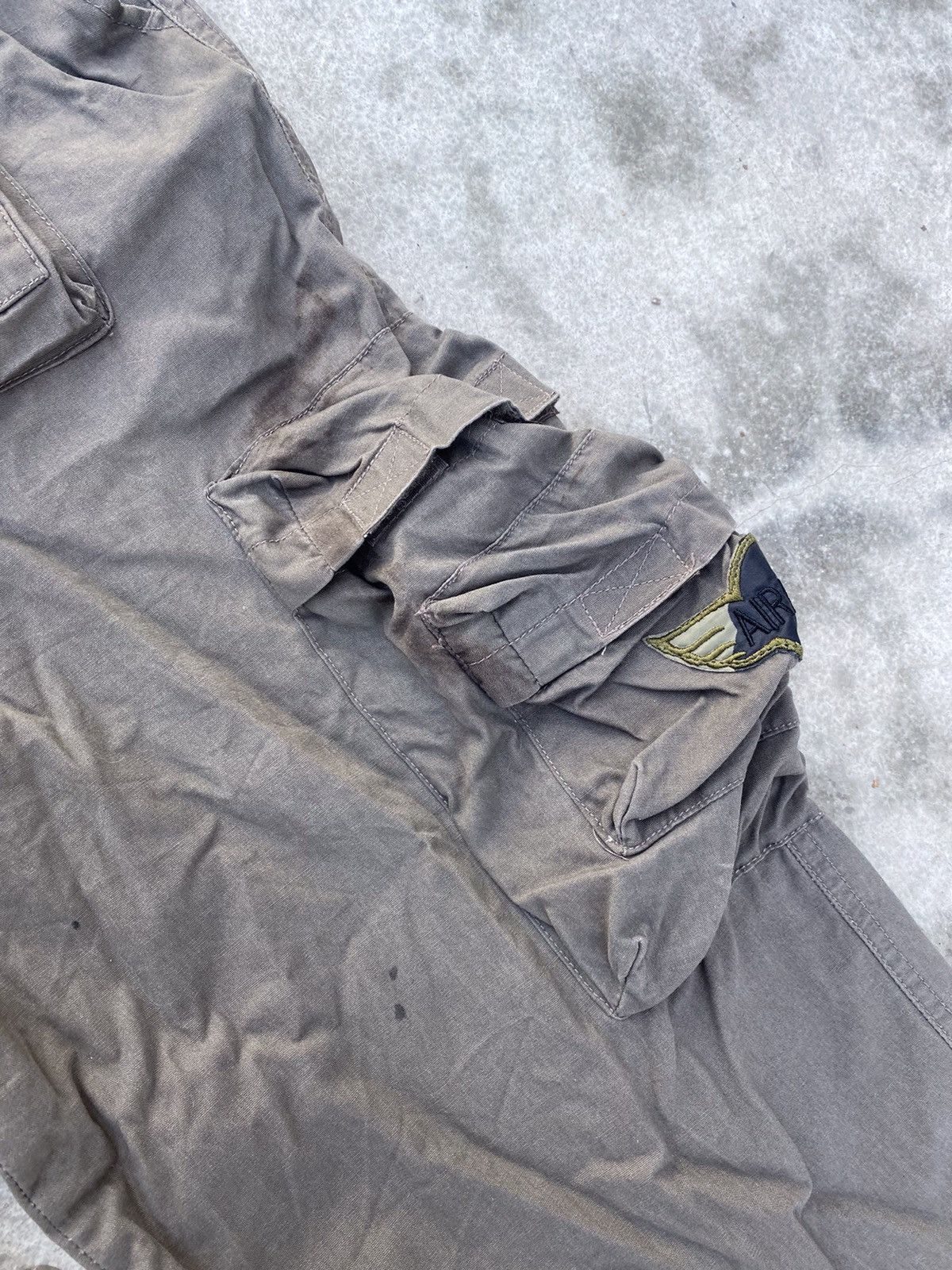 Vintage Vintage US ARMY Trashed Cargo Bondage Pants Size US 30 / EU 46 - 8 Thumbnail