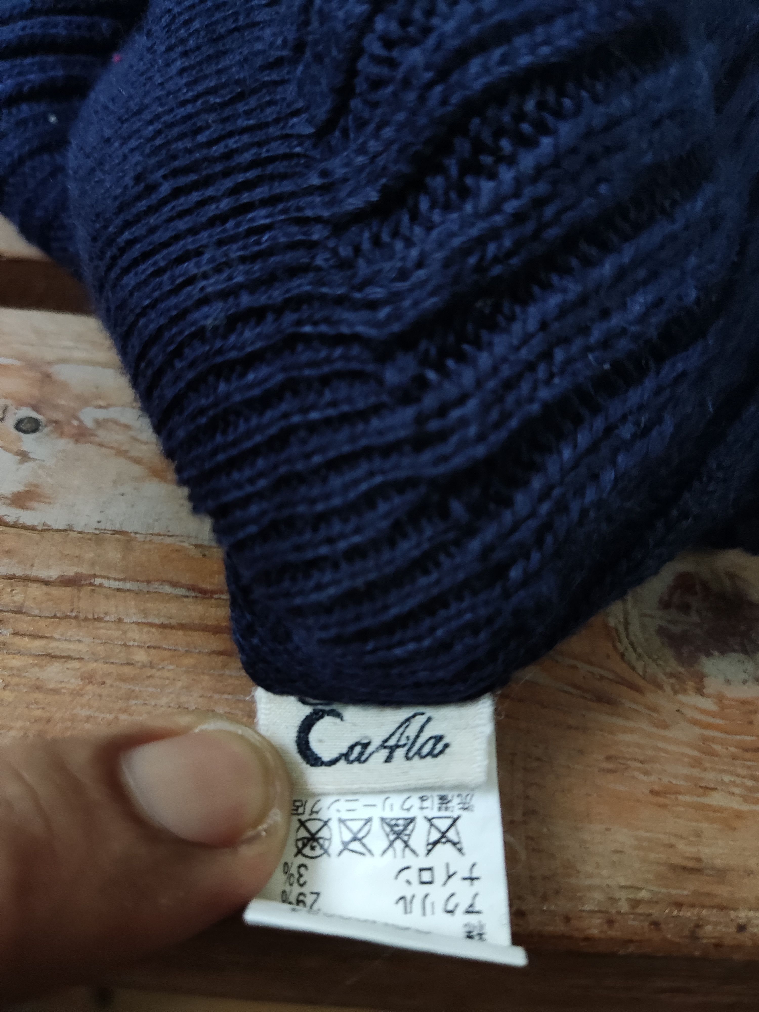 CA4LA Japanese Brand CA4LA Blue Beanie Hat Size ONE SIZE - 9 Thumbnail