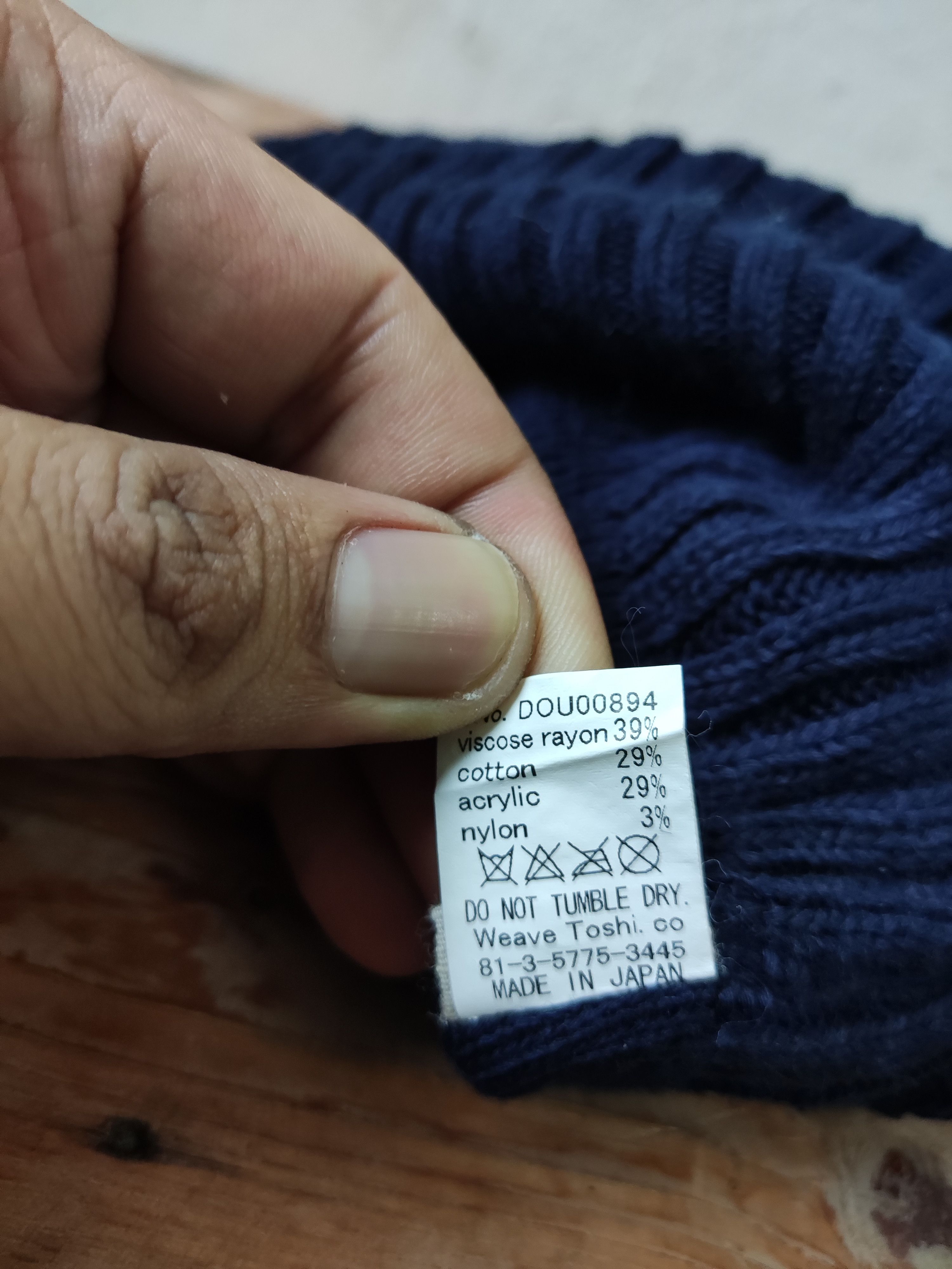 CA4LA Japanese Brand CA4LA Blue Beanie Hat Size ONE SIZE - 10 Thumbnail