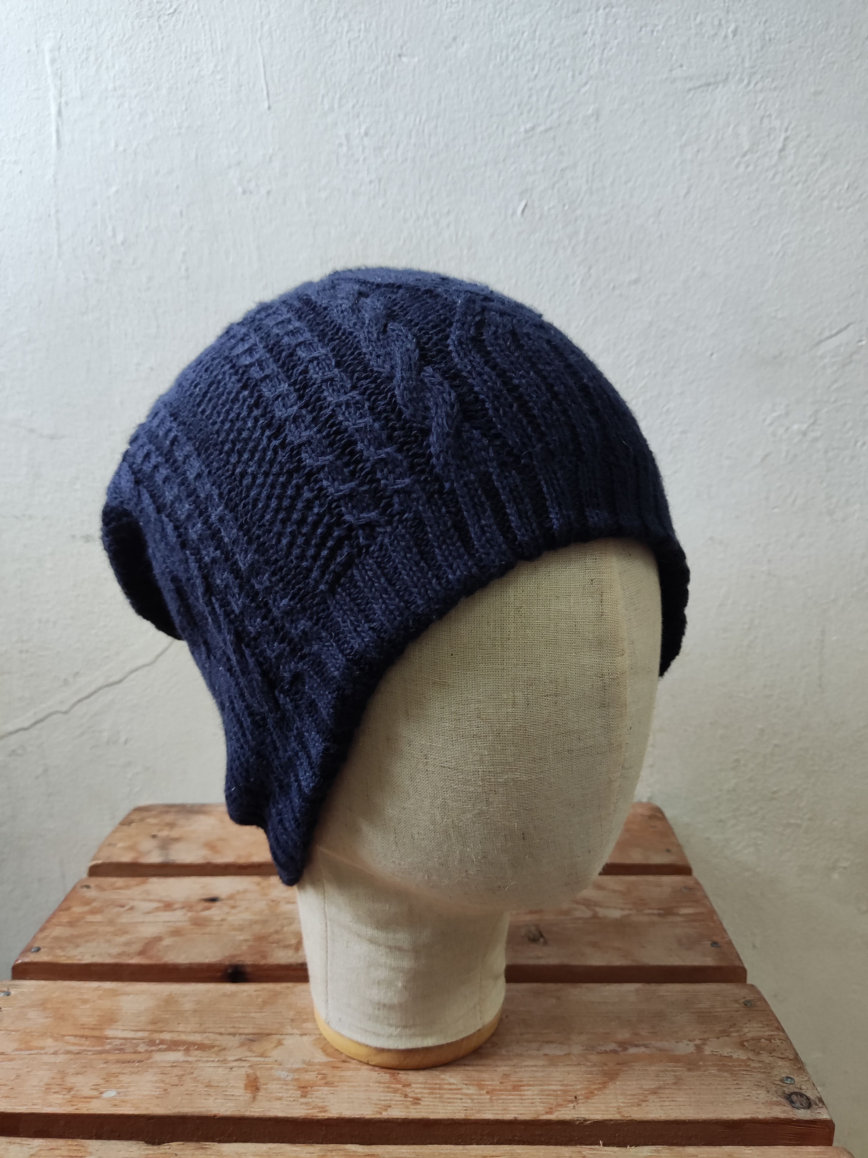 CA4LA Japanese Brand CA4LA Blue Beanie Hat Size ONE SIZE - 1 Thumbnail