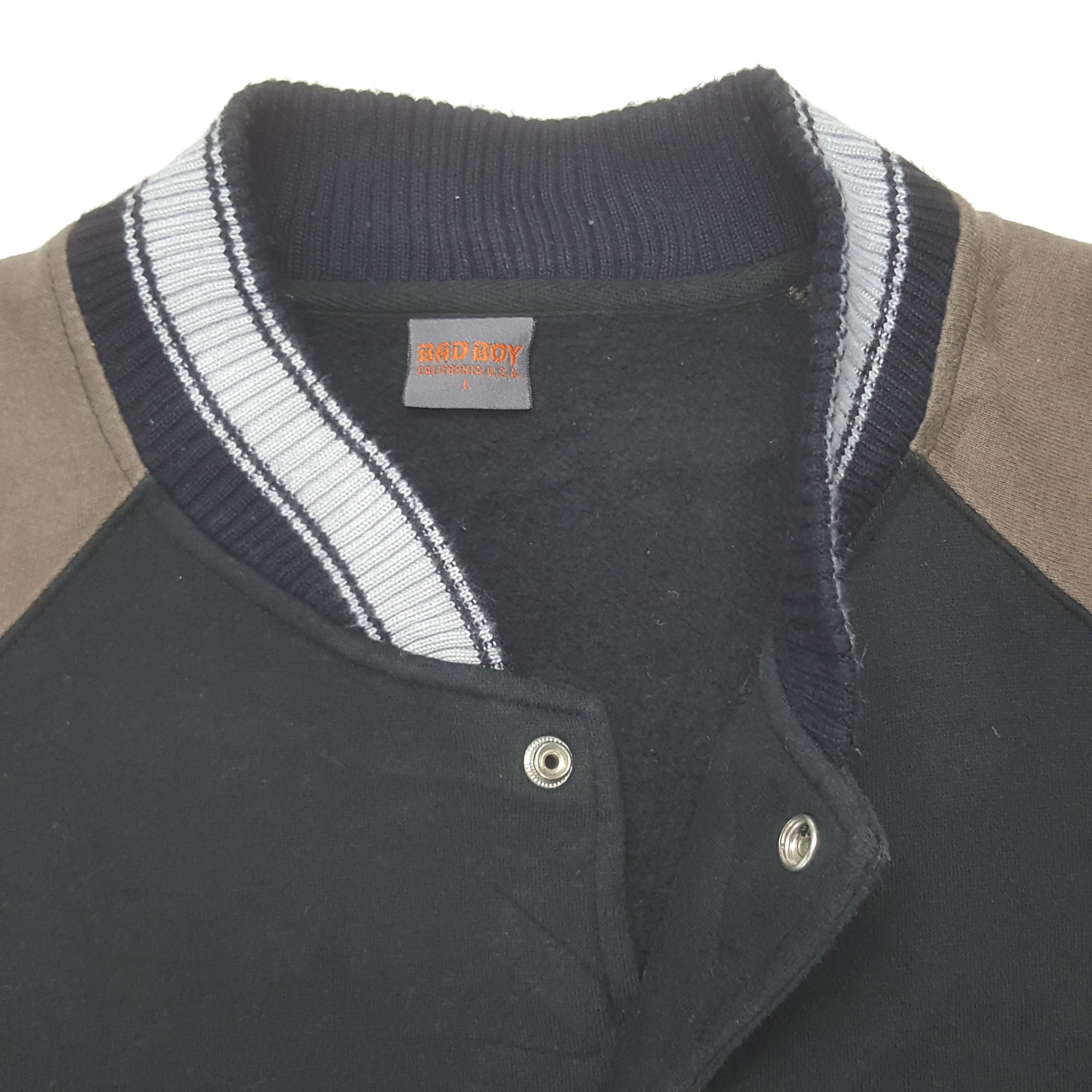 Japanese Brand × Vintage Vintage Bad Boy Patch Varsity Jacket Size US L / EU 52-54 / 3 - 4 Thumbnail