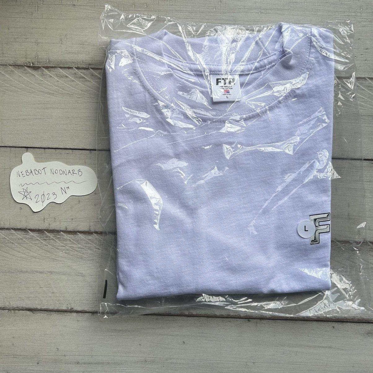 Fuck The Population FTP CHROME LOGO TEE WHiTE Size US L / EU 52-54 / 3 - 4 Thumbnail