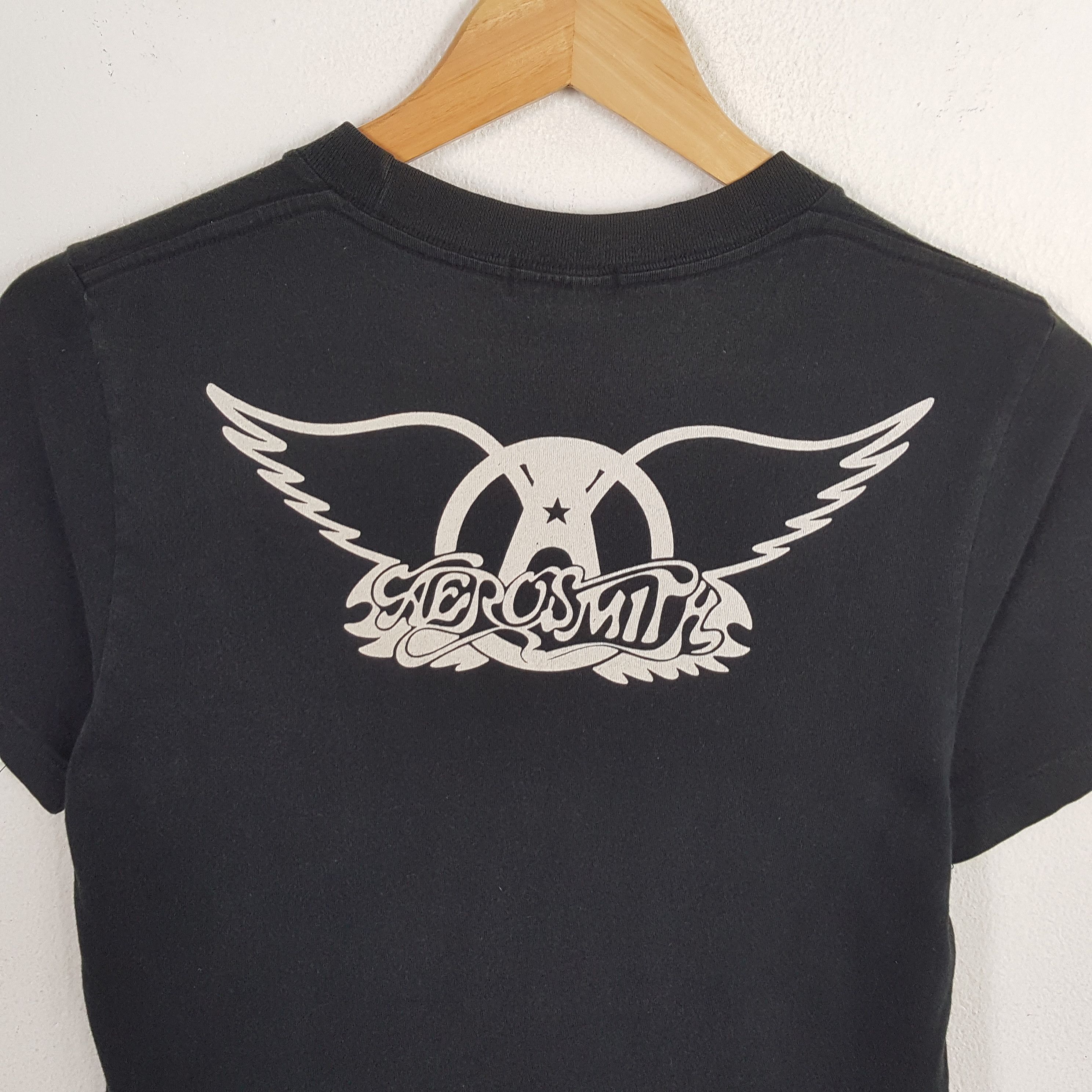 Aerosmith × Hysteric Glamour × Vintage Vintage AEROSMITH x HYSTERIC Japanese Brand T-Shirt Size S / US 4 / IT 40 - 4 Thumbnail