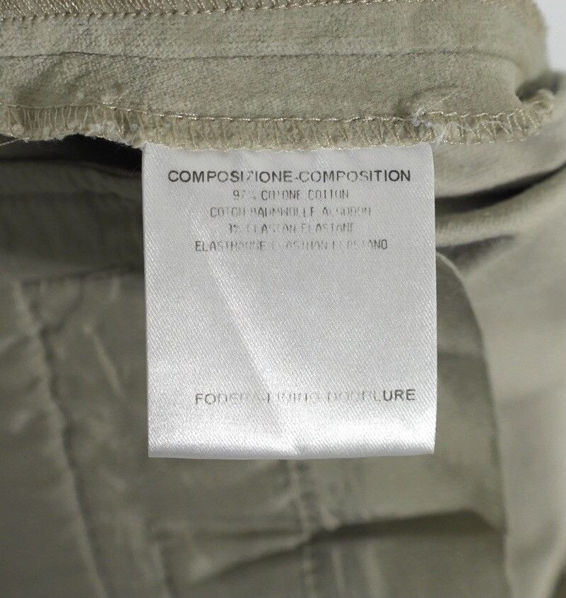 Gucci Vintage Gucci Women's Beige Cotton Blend Trouser Pants Sz 44 Size 30" / US 8 / IT 44 - 9 Thumbnail