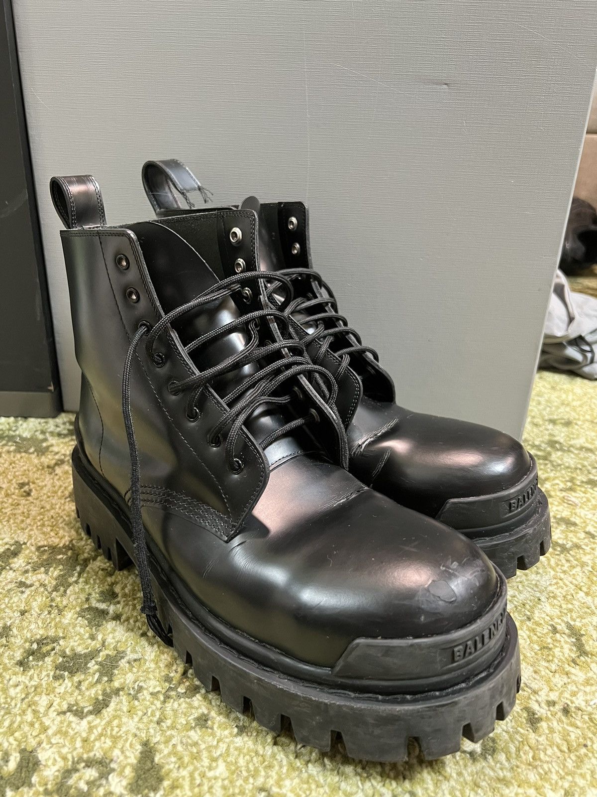 Balenciaga Balenciaga strike boots | Grailed