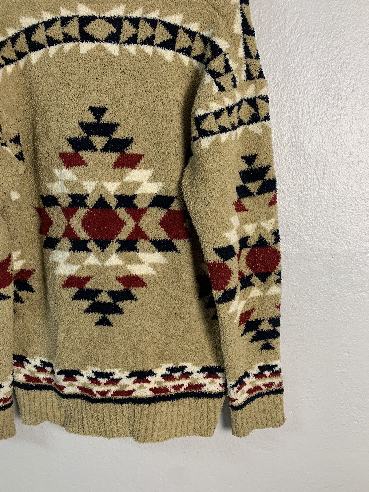 Japanese Brand Blue Standard Navajo Fleece Jacket Size US L / EU 52-54 / 3 - 9 Thumbnail