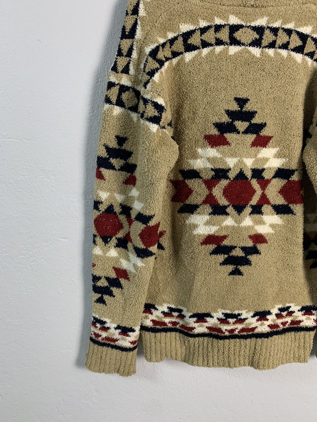 Japanese Brand Blue Standard Navajo Fleece Jacket Size US L / EU 52-54 / 3 - 8 Thumbnail