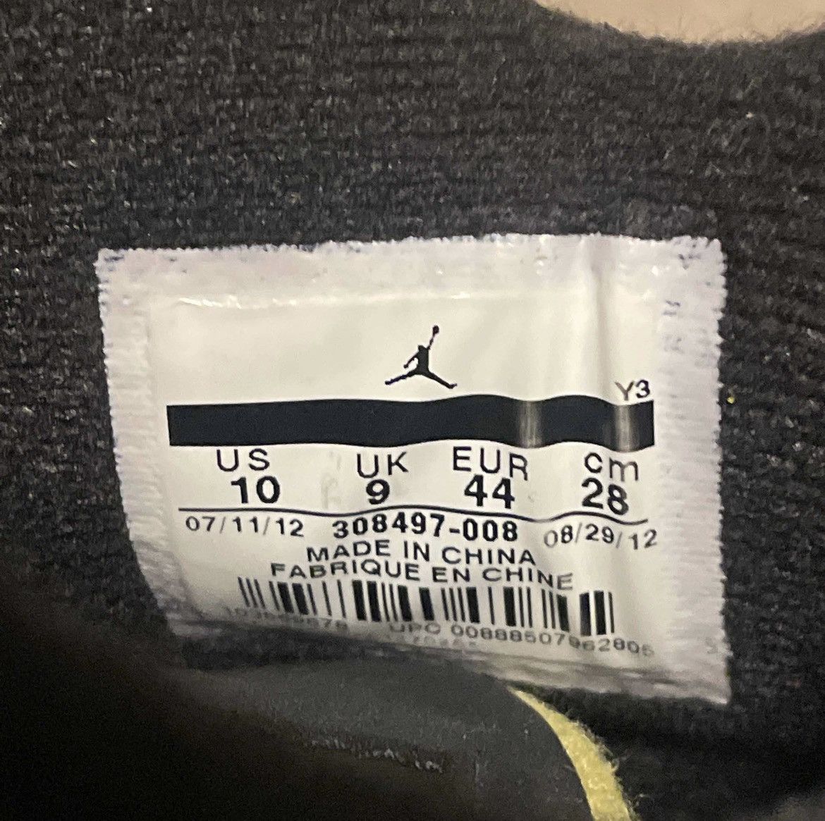 Jordan Brand Jordan 4 Thunder (2012) Size US 10 / EU 43 - 6 Thumbnail