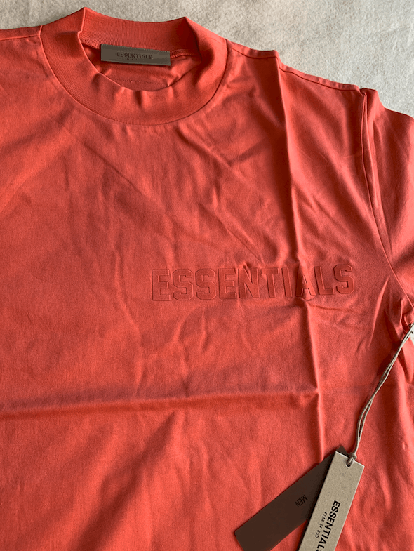 Fear of God 🔥🔥Fear of God Essentials T-shirt Coral Size XXL Size US XXL / EU 58 / 5 - 8 Thumbnail