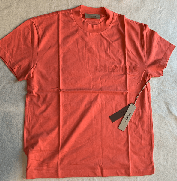 Fear of God 🔥🔥Fear of God Essentials T-shirt Coral Size XXL Size US XXL / EU 58 / 5 - 6 Thumbnail