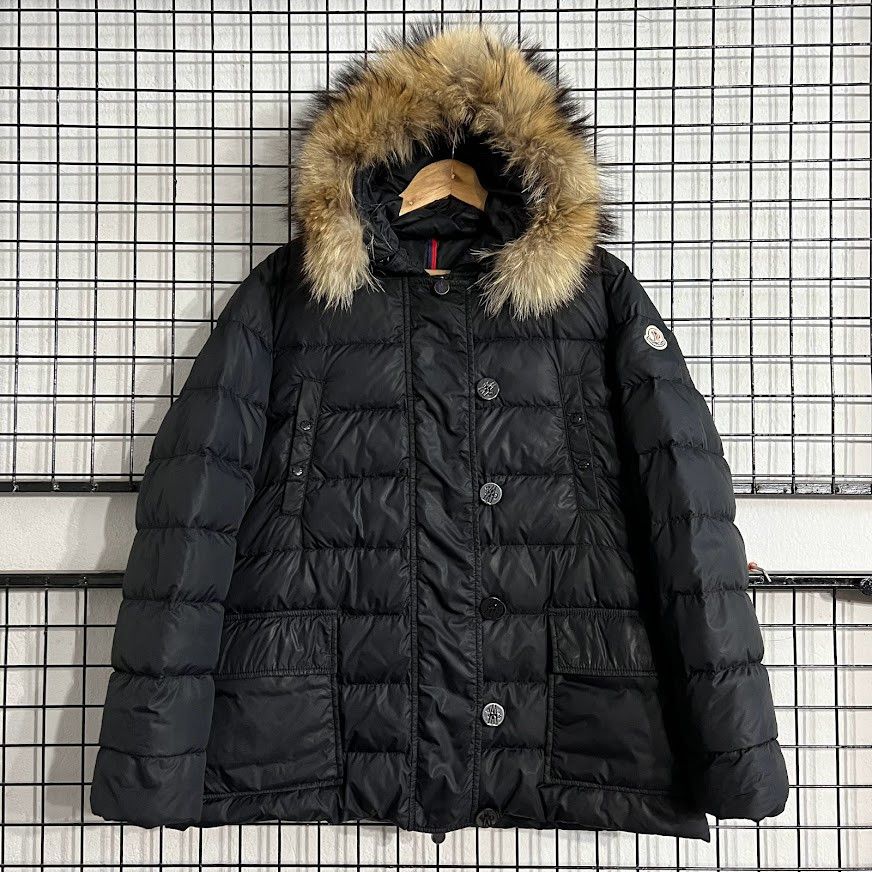 Moncler moncler MESS women's fur down jacket Size XXL / US 16-18 / IT 52-54 - 1 Thumbnail