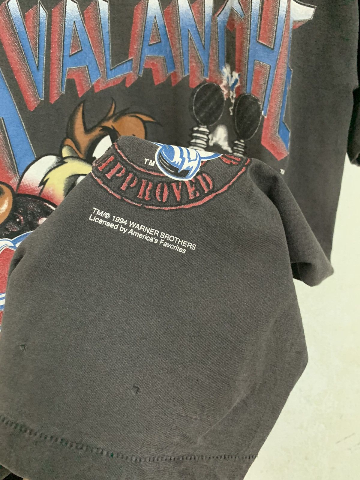 Vintage Vintage SUN FADED 1994 WARNER BROTHERS TAZMANIA TSHIRT Size US XL / EU 56 / 4 - 5 Thumbnail