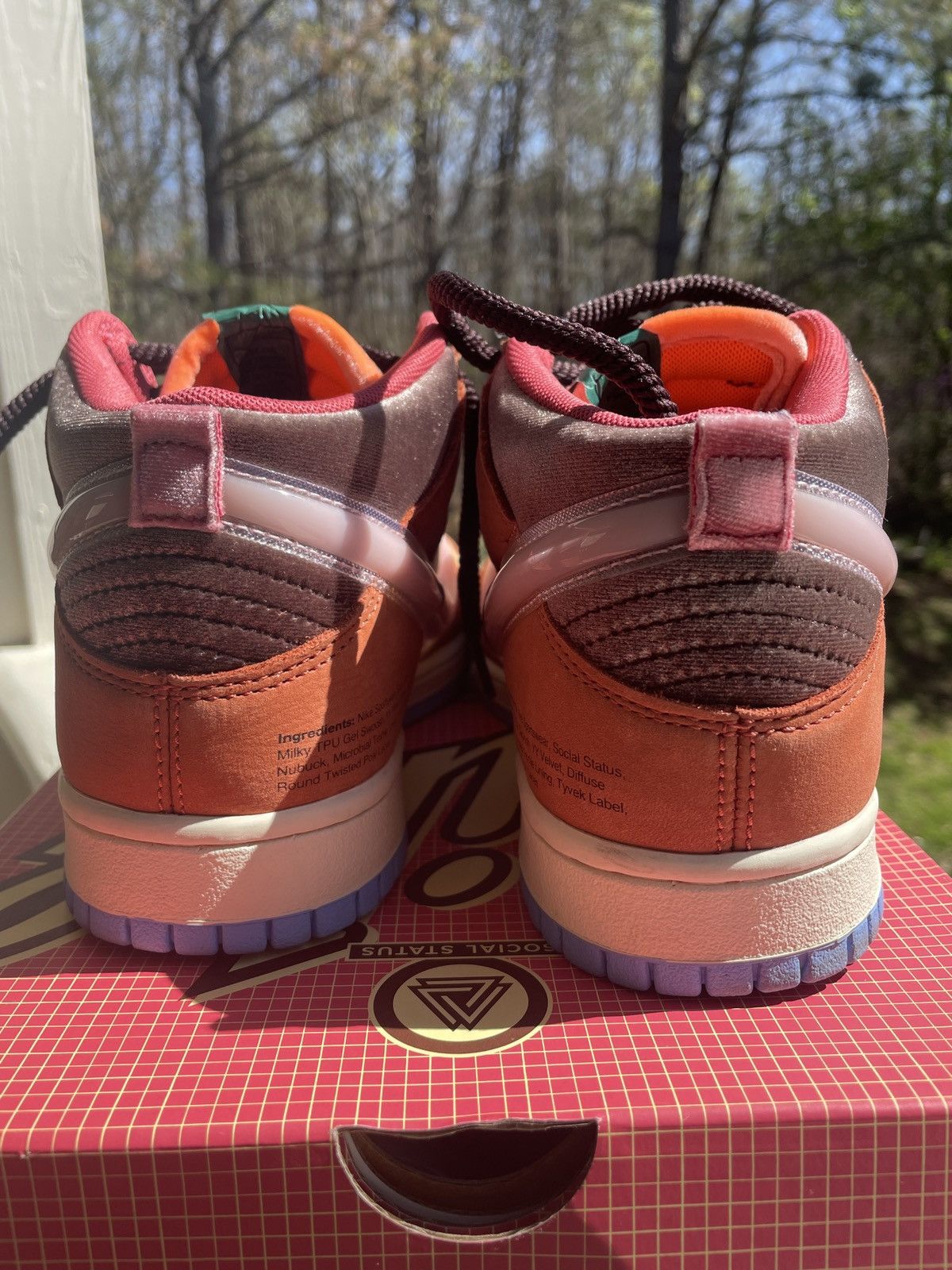 Nike 9.5 Social Status x Mid Dunk “ Chocolate Milk” Size US 9.5 / EU 42-43 - 5 Thumbnail