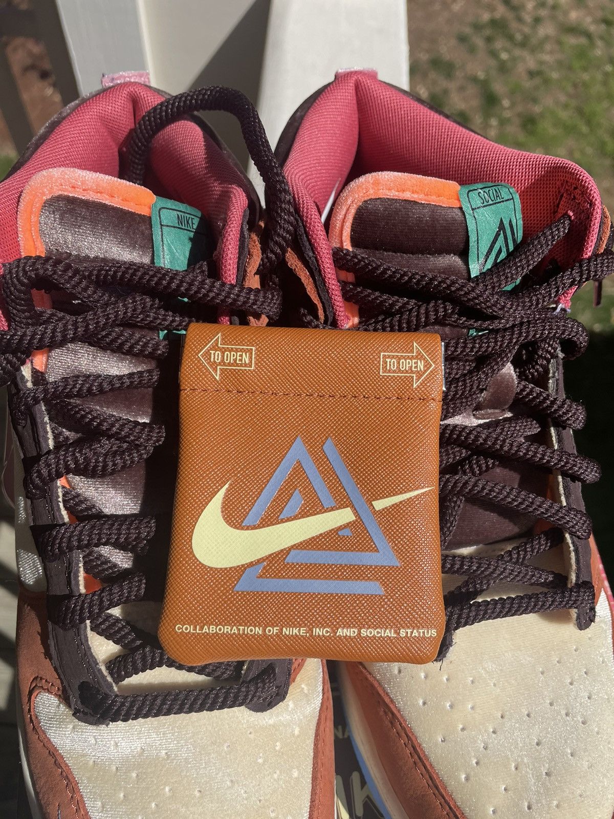 Nike 9.5 Social Status x Mid Dunk “ Chocolate Milk” Size US 9.5 / EU 42-43 - 9 Thumbnail