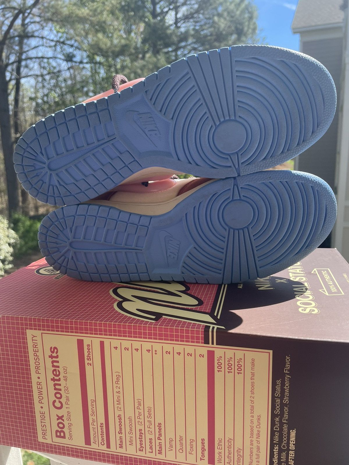 Nike 9.5 Social Status x Mid Dunk “ Chocolate Milk” Size US 9.5 / EU 42-43 - 6 Thumbnail