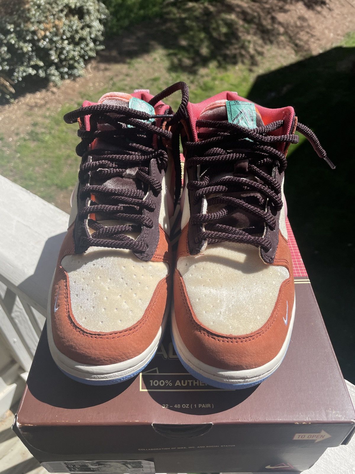 Nike 9.5 Social Status x Mid Dunk “ Chocolate Milk” Size US 9.5 / EU 42-43 - 4 Thumbnail