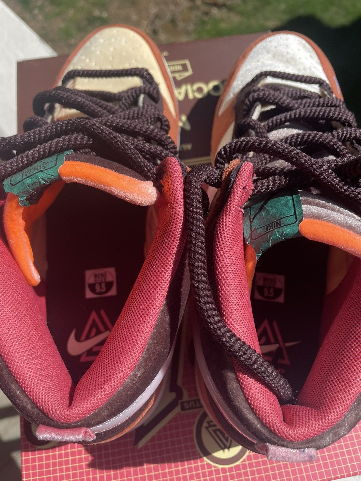 Nike 9.5 Social Status x Mid Dunk “ Chocolate Milk” Size US 9.5 / EU 42-43 - 8 Thumbnail