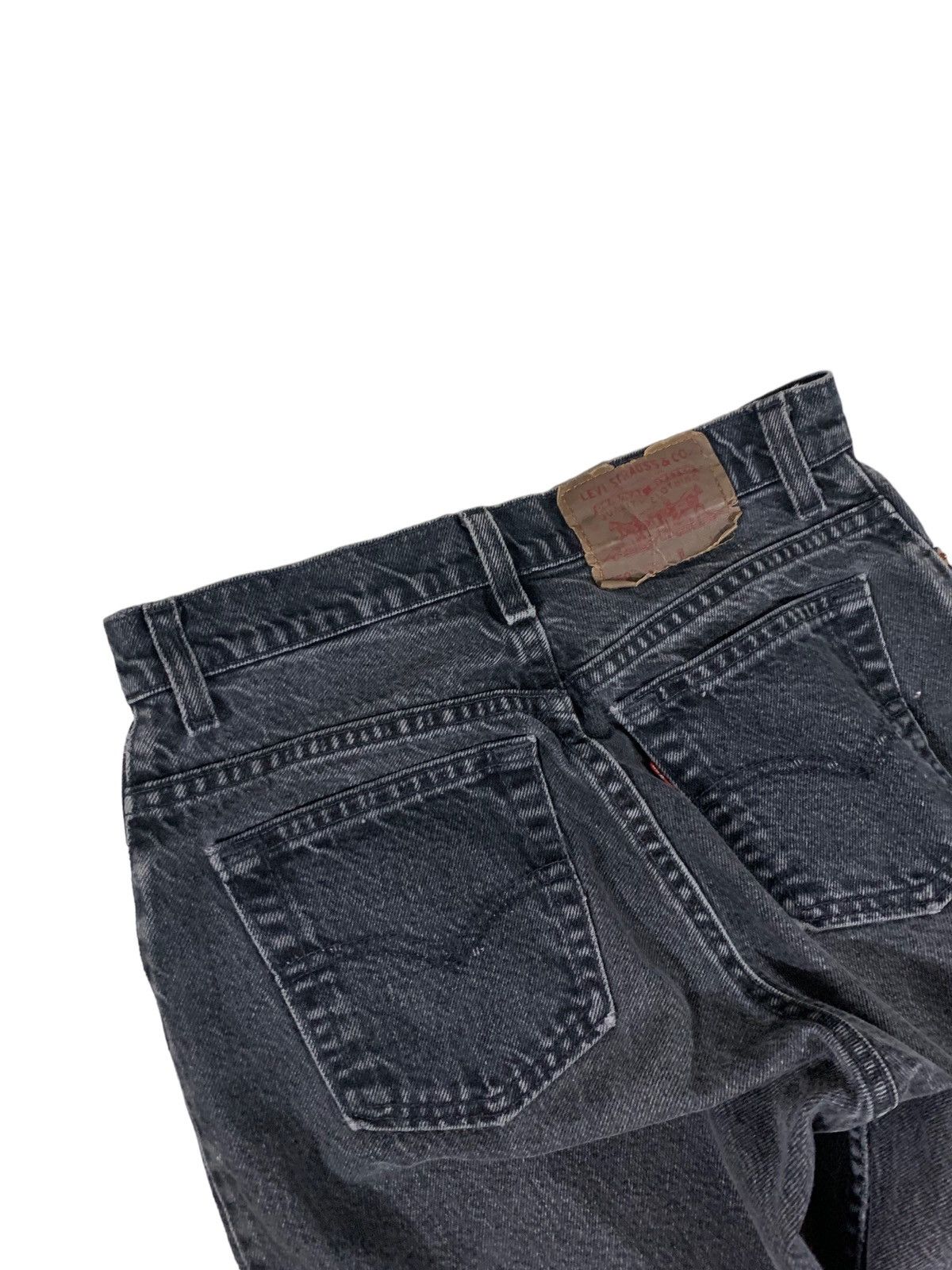 Levi's × Vintage Vintage Levi’s 550 Relaxed Black Jeans 28x29 Size 28" / US 6 / IT 42 - 6 Thumbnail