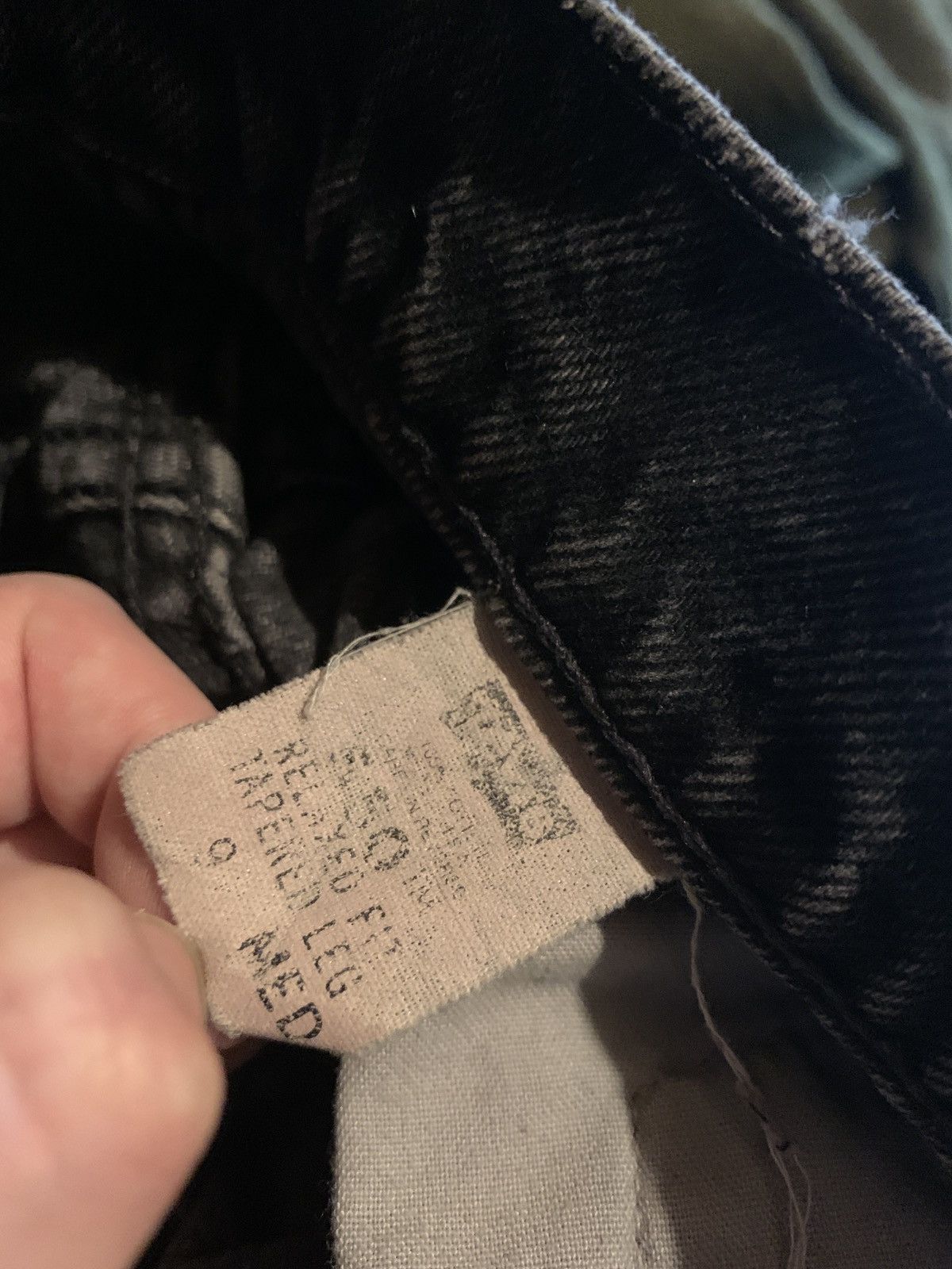 Levi's × Vintage Vintage Levi’s 550 Relaxed Black Jeans 28x29 Size 28" / US 6 / IT 42 - 7 Thumbnail