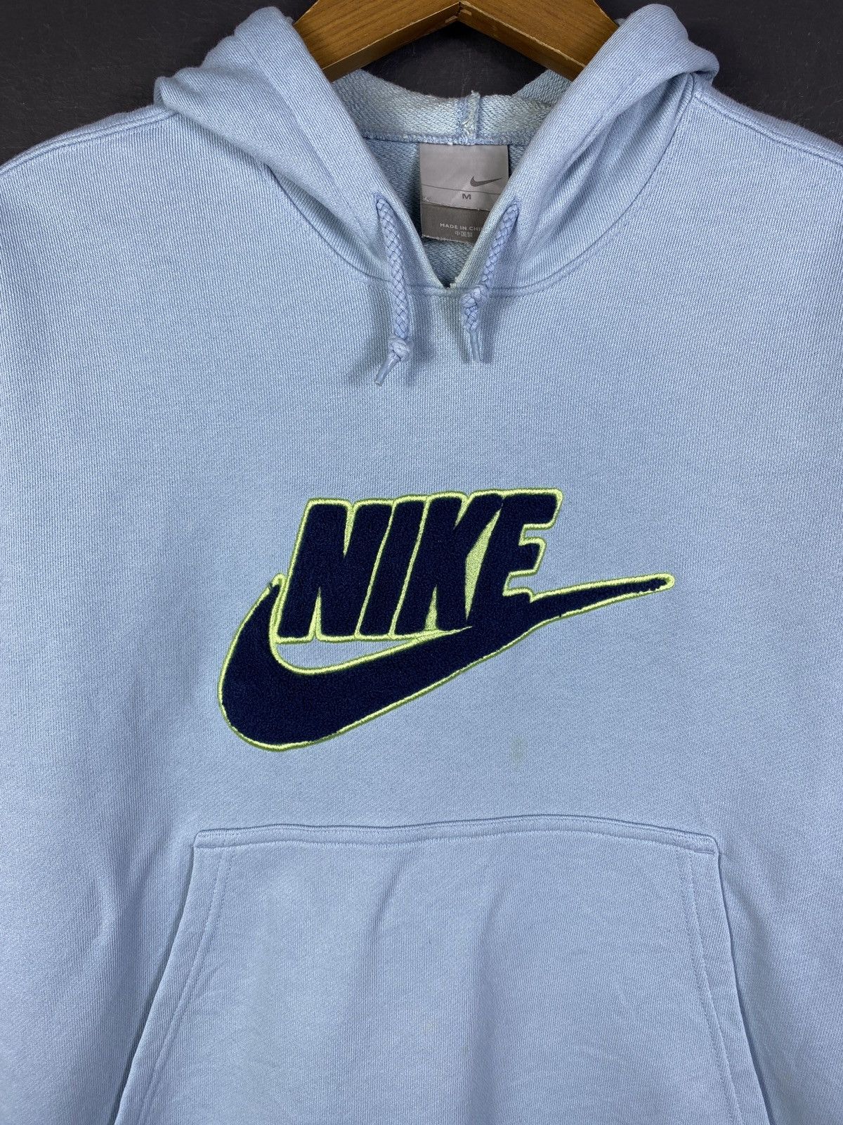 Nike Vintage Nike Hoodie Embroidery Logo Size US M / EU 48-50 / 2 - 2 Thumbnail