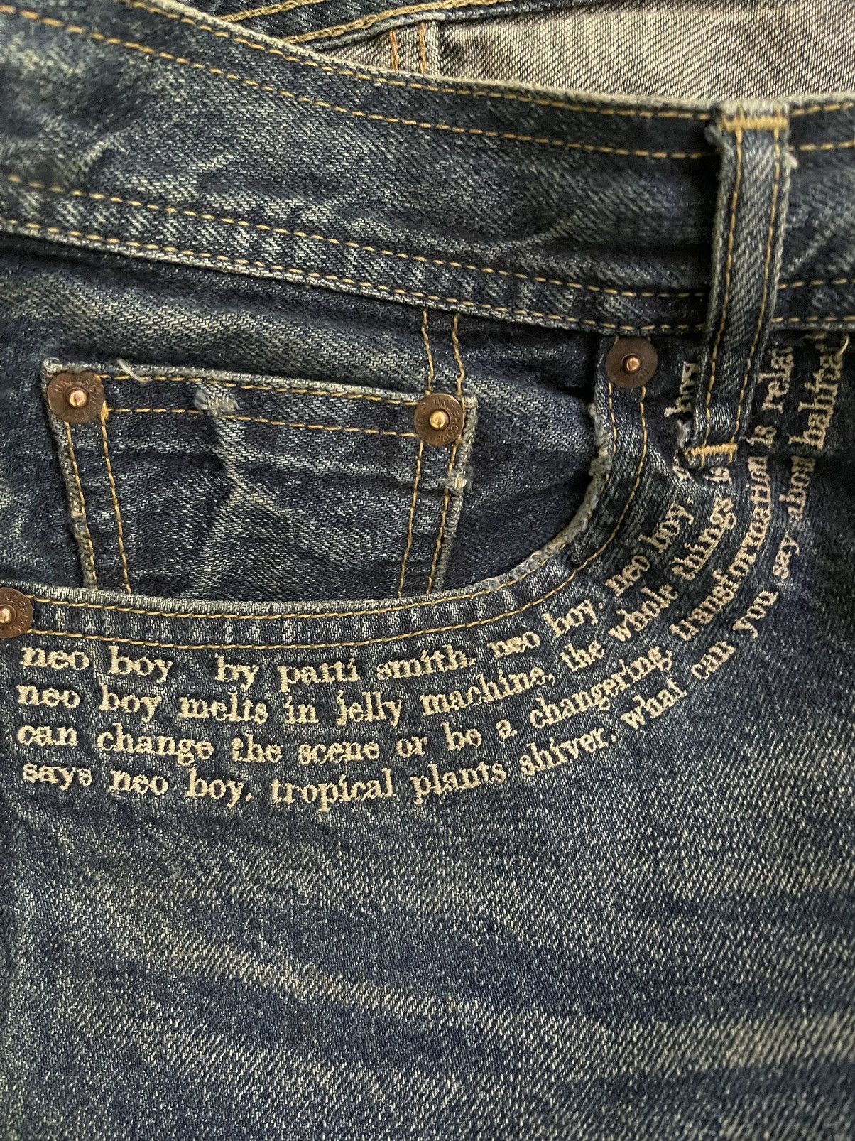 Jun Takahashi Undercover SS/09 Neoboy denim Size US 31 - 8 Thumbnail