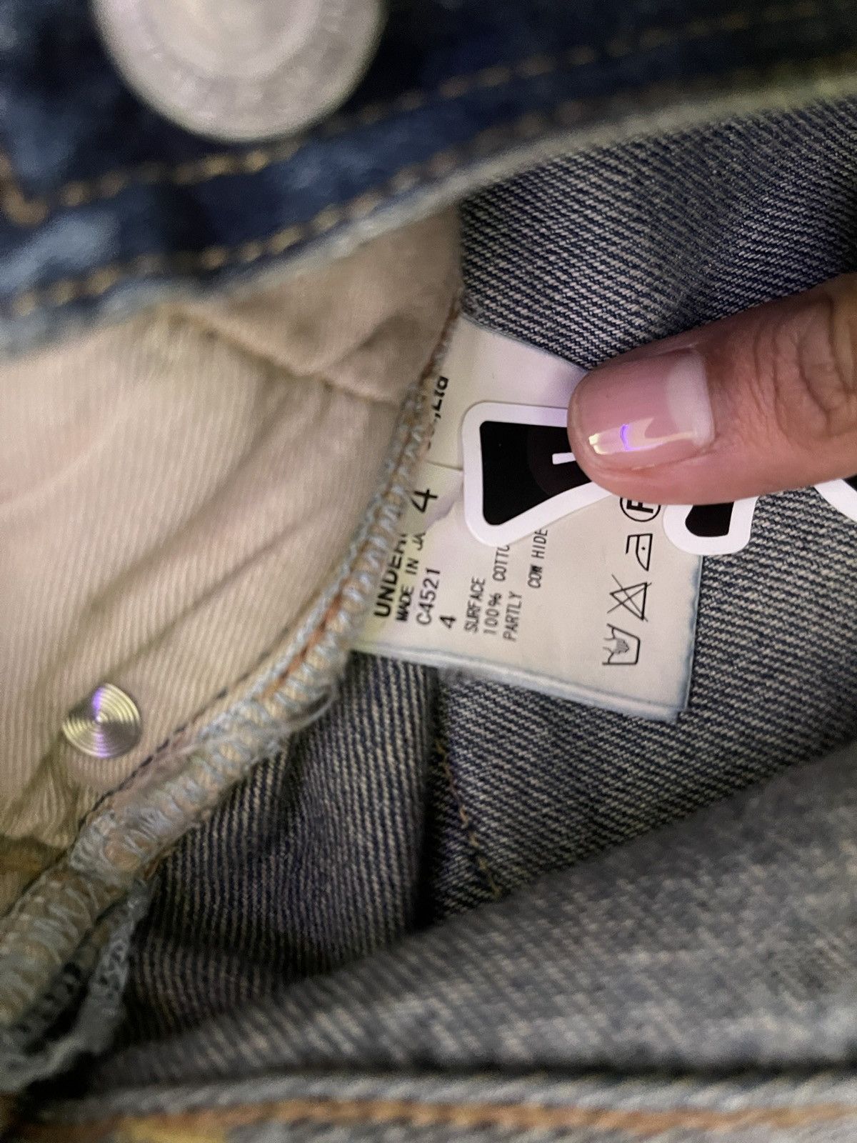 Jun Takahashi Undercover SS/09 Neoboy denim Size US 31 - 10 Thumbnail