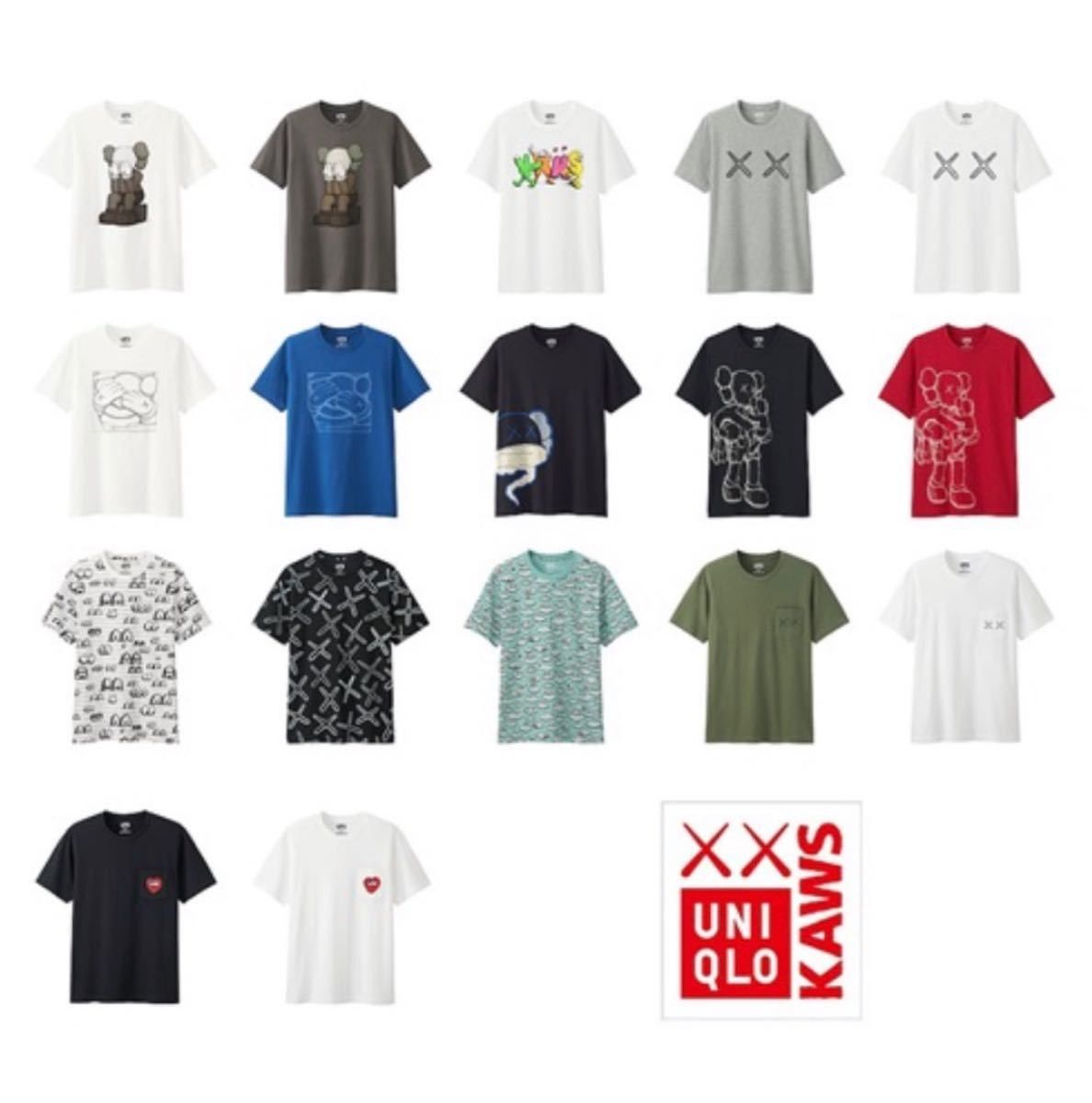 Kaws × Uniqlo Fullprint Tee White Size US M / EU 48-50 / 2 - 7 Thumbnail
