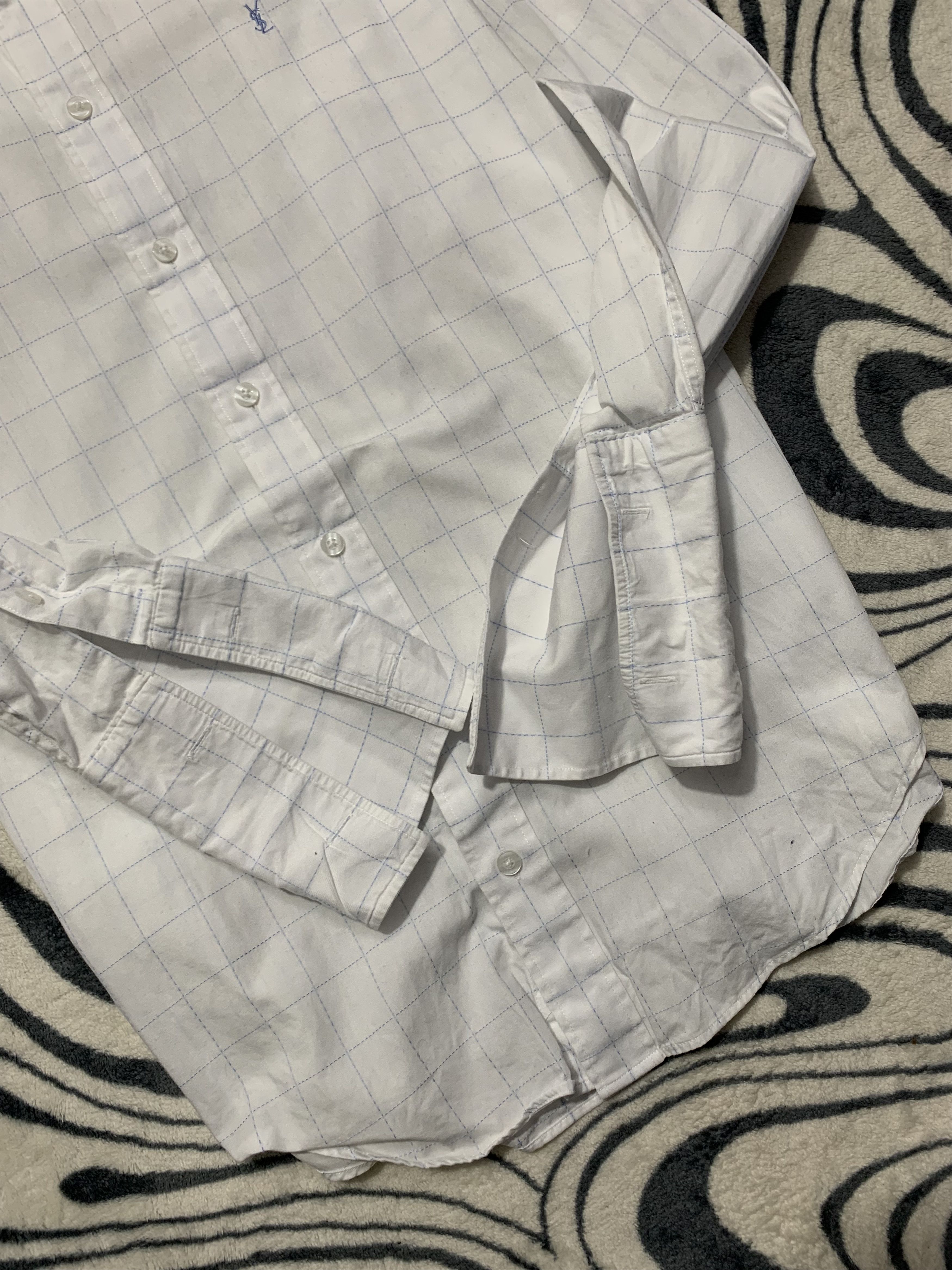 Yves Saint Laurent Yves Saint Laurent YSL Men's Long Sleeve Shirt Size US L / EU 52-54 / 3 - 4 Thumbnail
