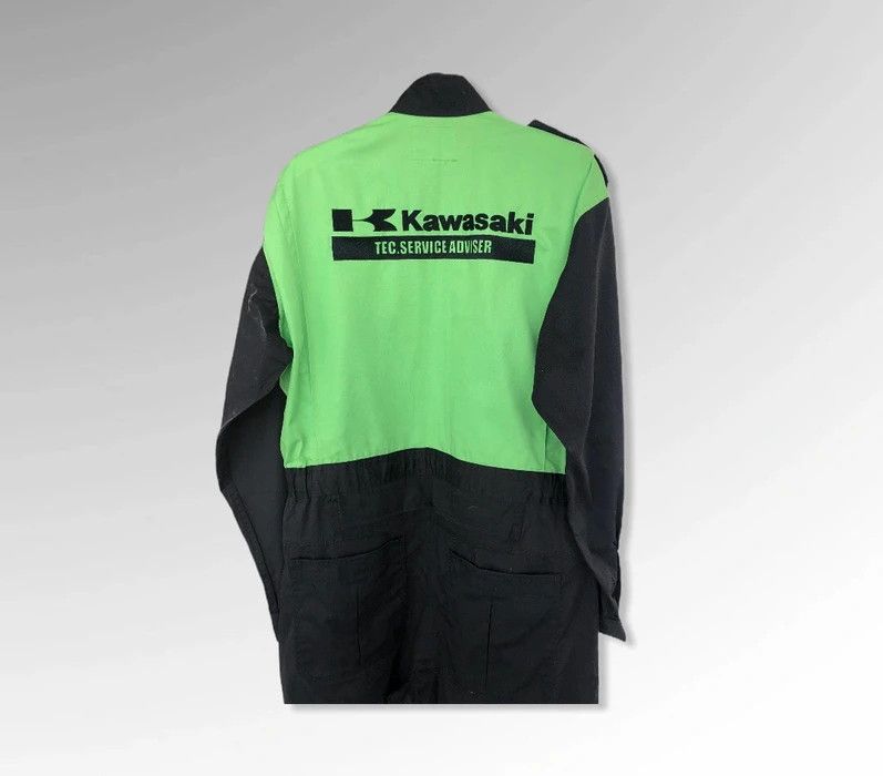 Sports Specialties Vintage Kawasaki Big Logo Motorsport Workers Overall Size US 34 / EU 50 - 7 Thumbnail