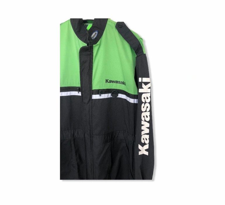 Sports Specialties Vintage Kawasaki Big Logo Motorsport Workers Overall Size US 34 / EU 50 - 3 Thumbnail
