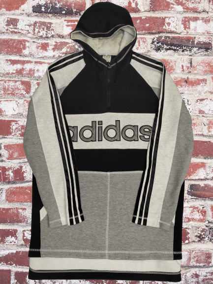 Adidas Adidas Descente Vintage Hoodie Big Logo / Spell Out Japan Size US L / EU 52-54 / 3 - 1 Thumbnail