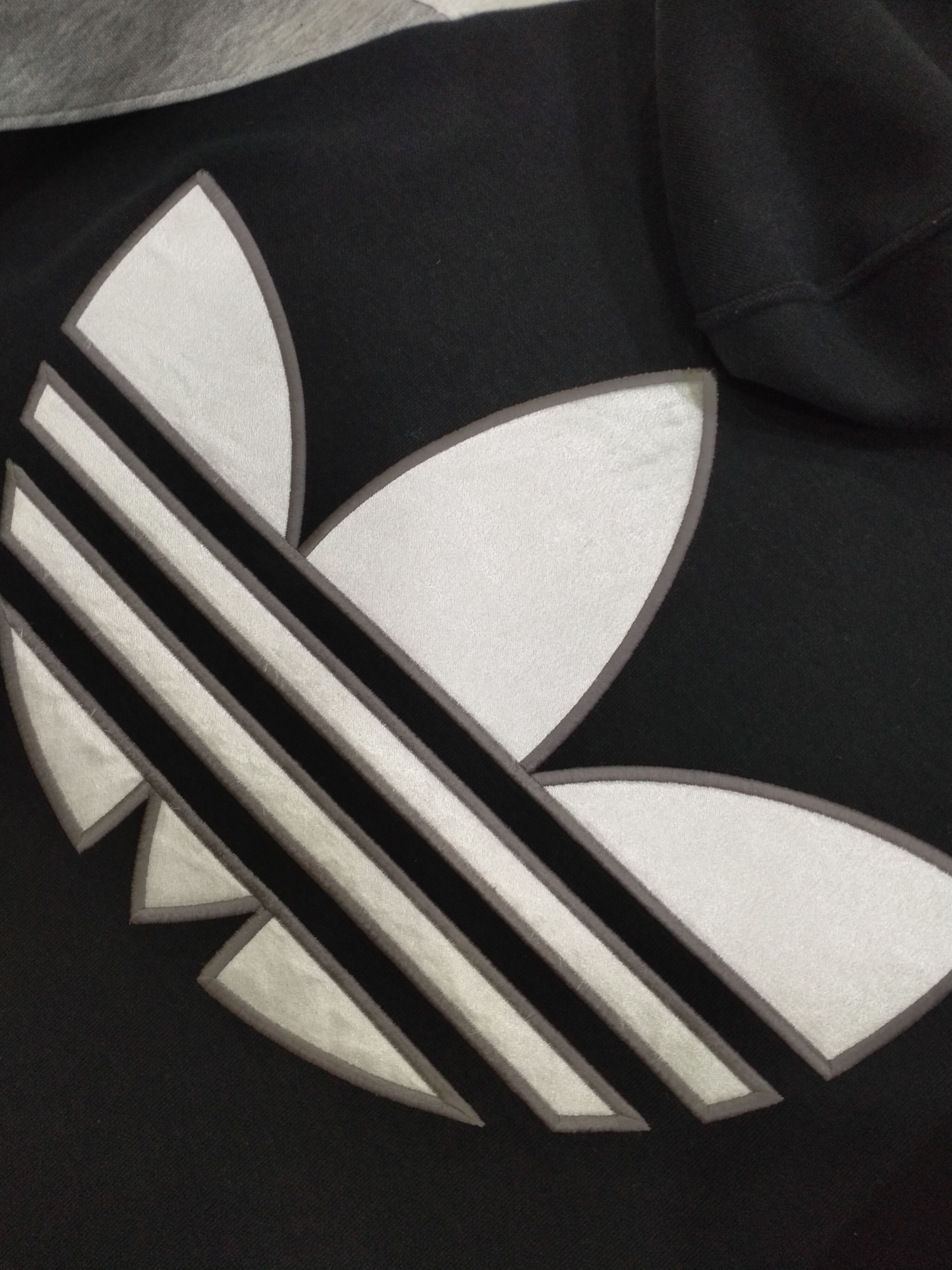 Adidas Adidas Descente Vintage Hoodie Big Logo / Spell Out Japan Size US L / EU 52-54 / 3 - 3 Thumbnail