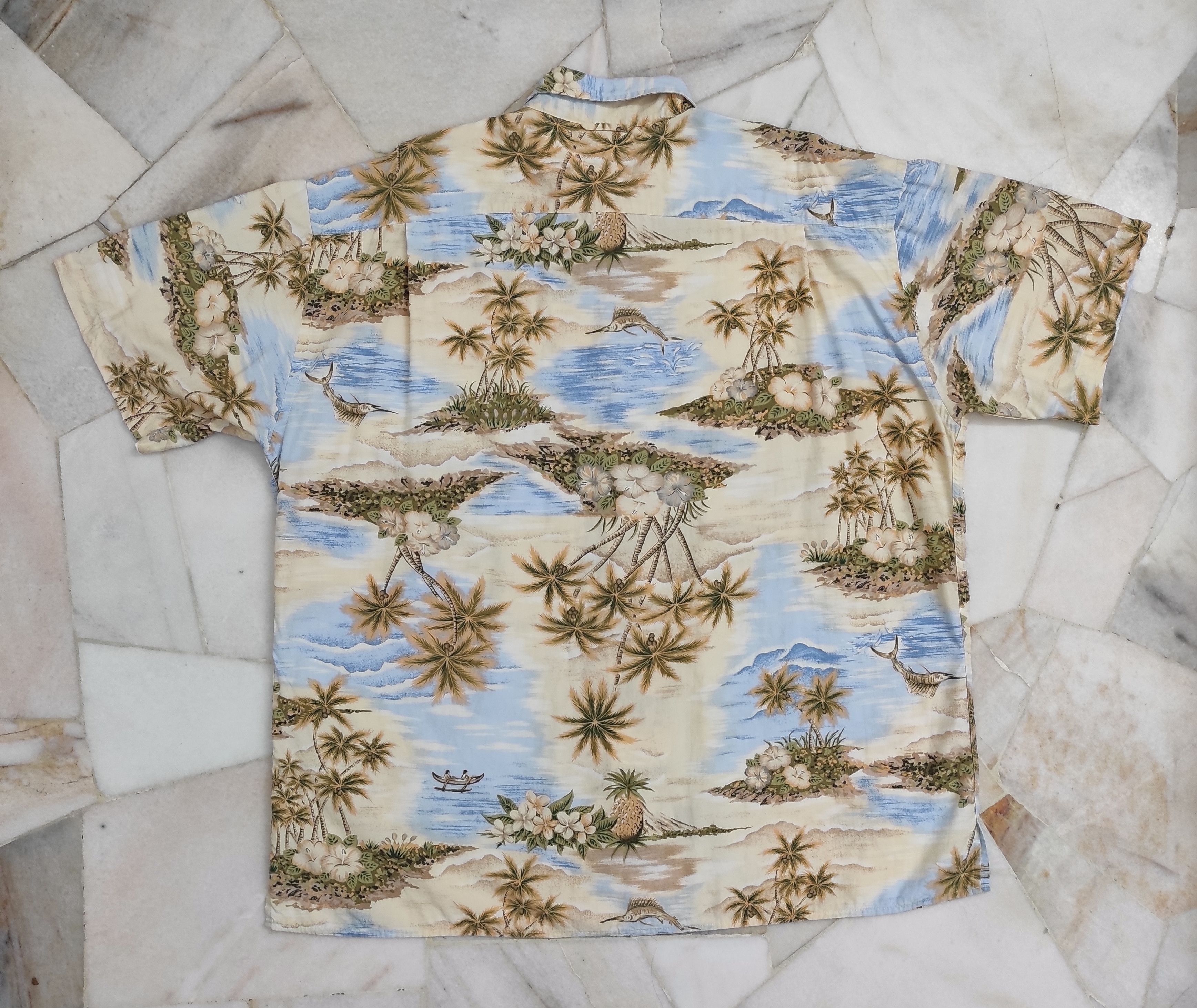 Tommy Hilfiger Vintage 90's HAWAIIAN ALOHA 100% RAYON SHIRT Size US XL / EU 56 / 4 - 10 Thumbnail