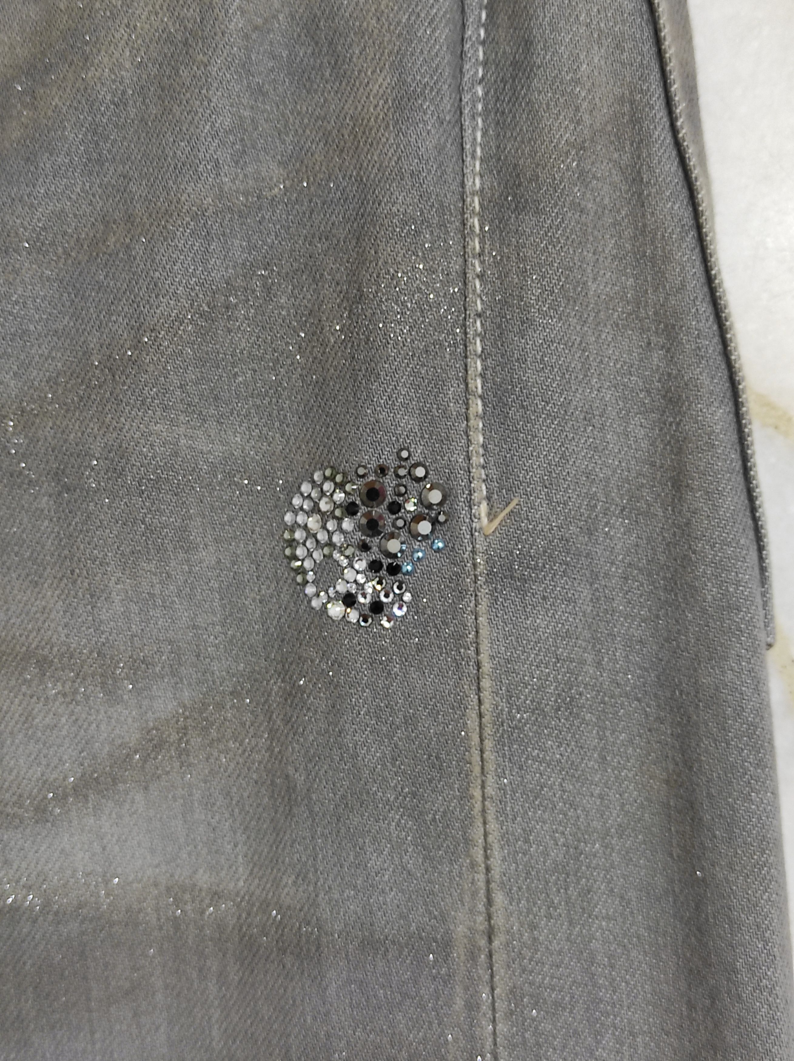 FranCisT MOR.K.S Archive FranCisT_MOR.KS Swarovski crystal skulls jeans Japan Size US 30 / EU 46 - 11 Thumbnail