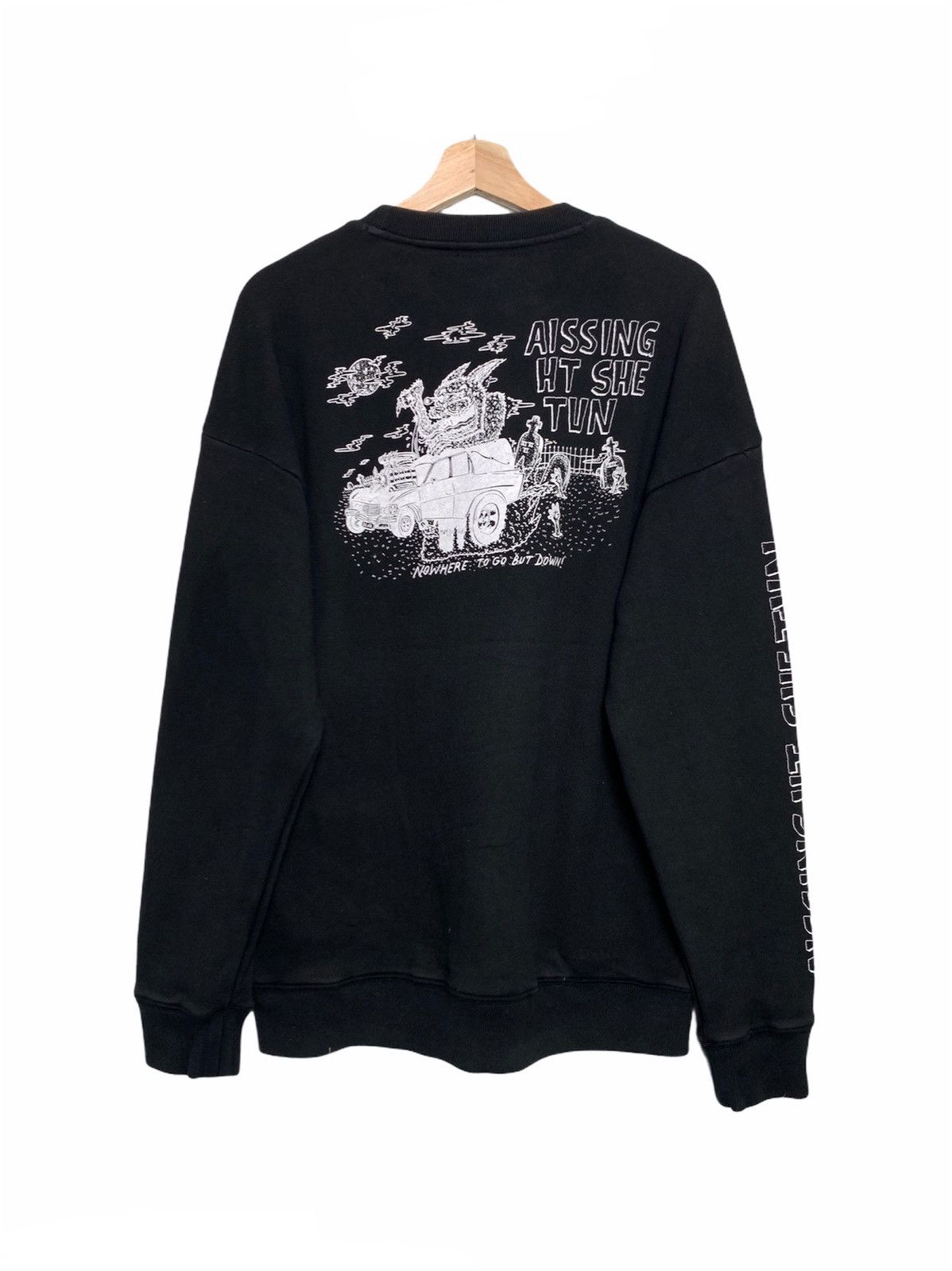 Japanese Brand Rovtski Crewneck Sweatshirt Size US L / EU 52-54 / 3 - 1 Thumbnail