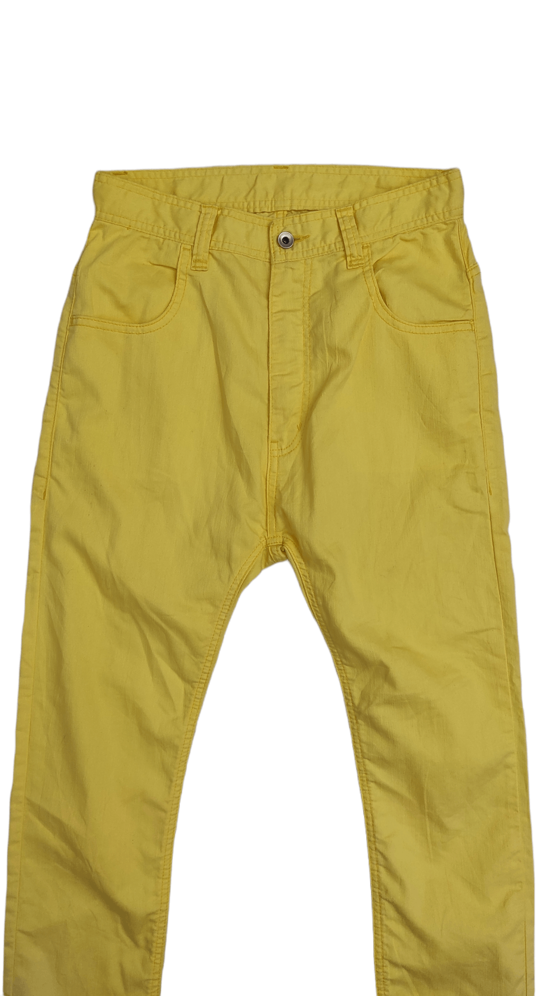 Tsumori Chisato AW 2000 SUPER SLIM FIT DROP CROTCH HIGH RISE pants Size 29" - 6 Thumbnail
