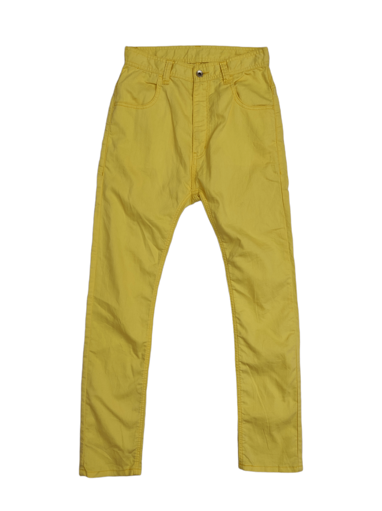 Tsumori Chisato AW 2000 SUPER SLIM FIT DROP CROTCH HIGH RISE pants Size 29" - 1 Thumbnail