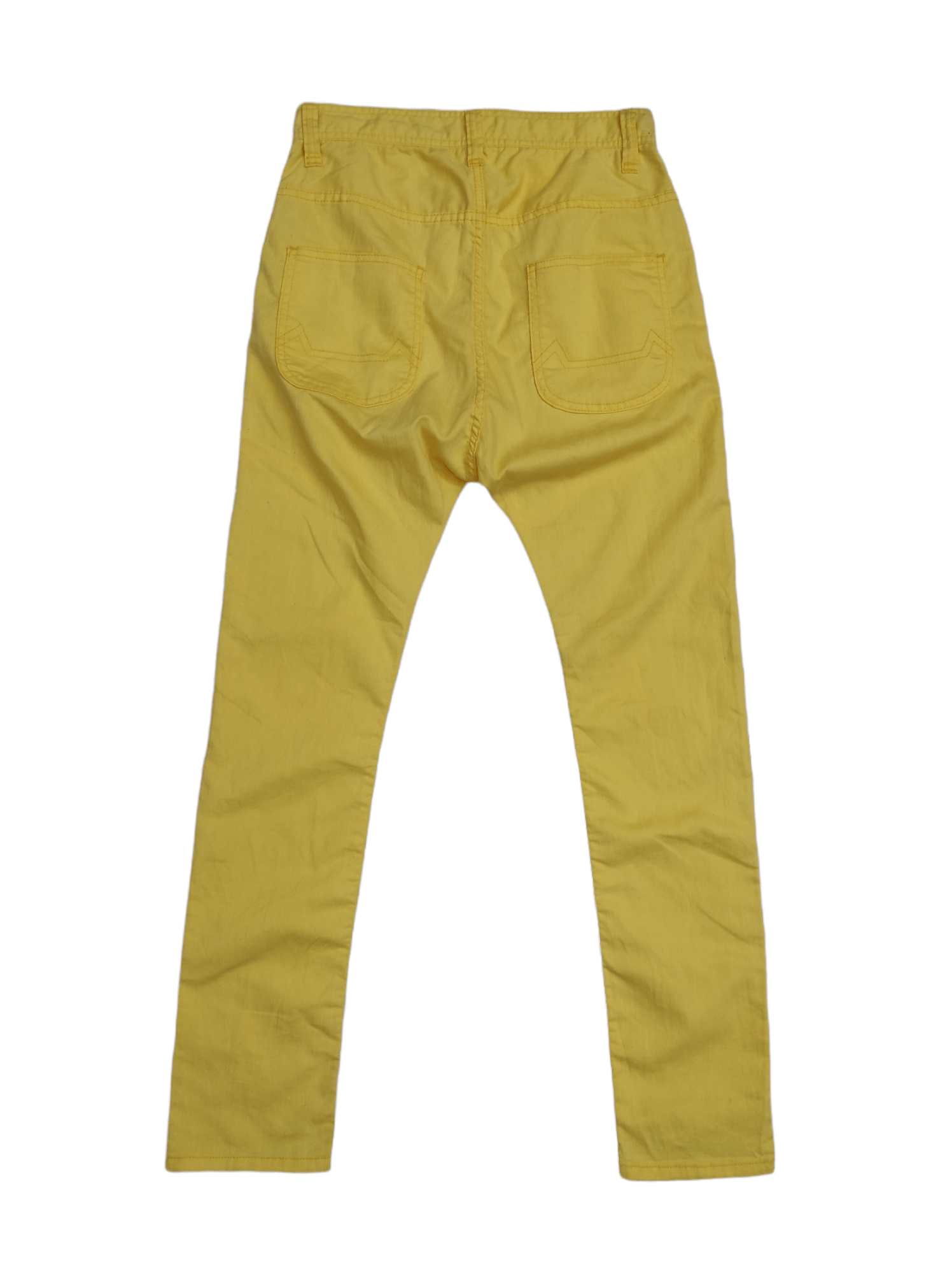 Tsumori Chisato AW 2000 SUPER SLIM FIT DROP CROTCH HIGH RISE pants Size 29" - 2 Thumbnail