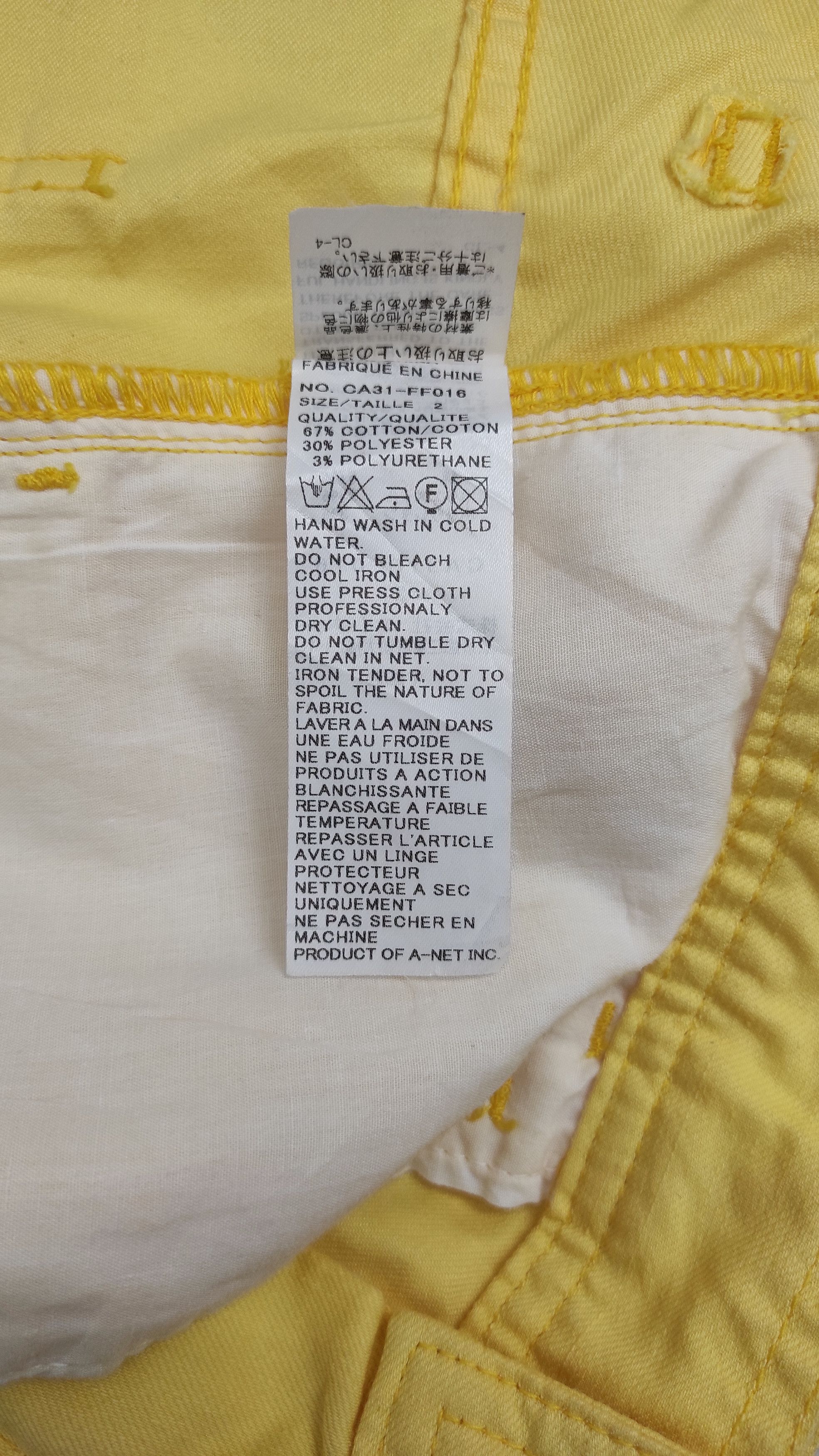 Tsumori Chisato AW 2000 SUPER SLIM FIT DROP CROTCH HIGH RISE pants Size 29" - 5 Thumbnail