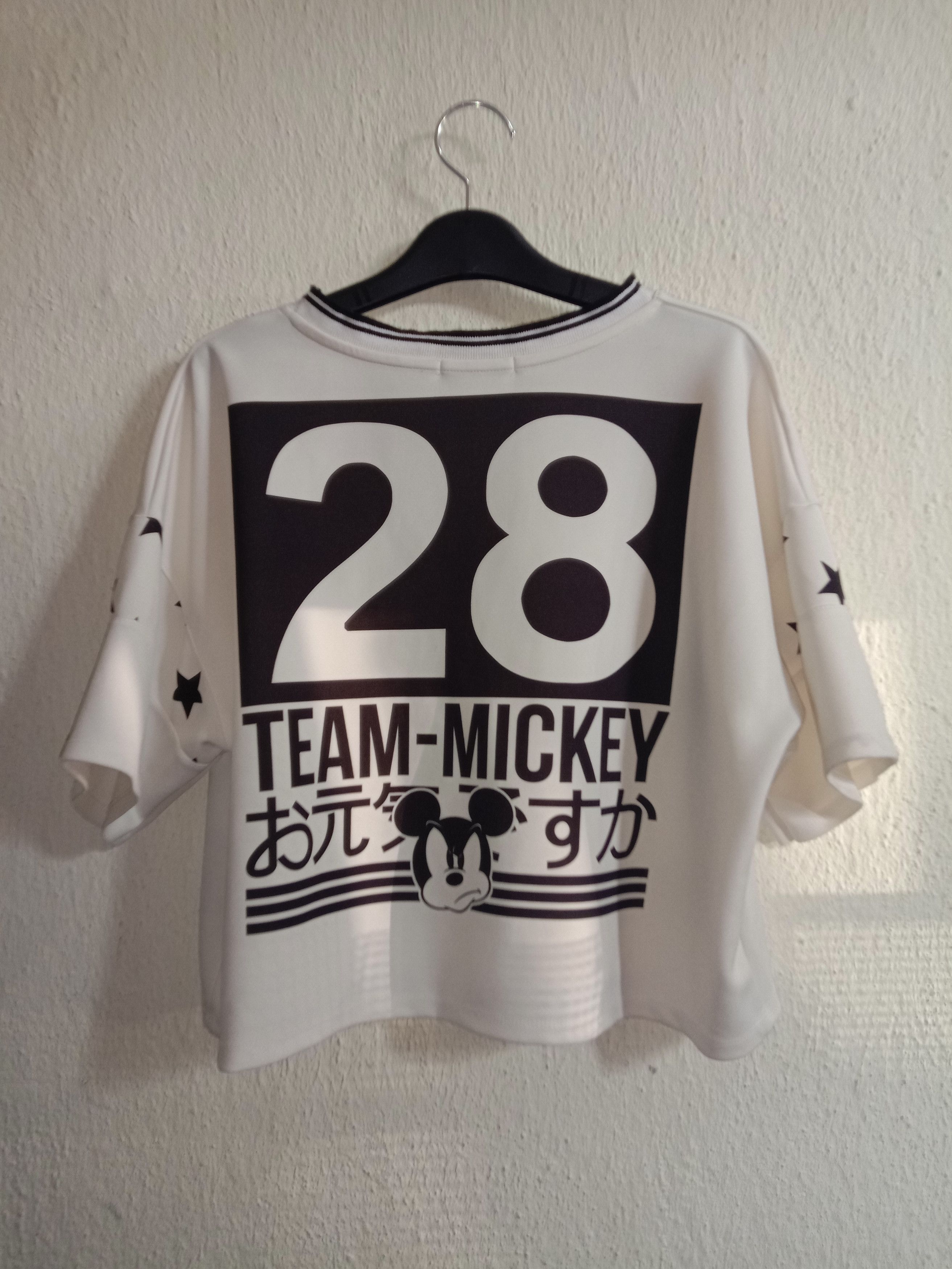 Bershka Disney Mickey x Bershka Ladies Tee Made in Portugal Size M / US 6-8 / IT 42-44 - 2 Thumbnail