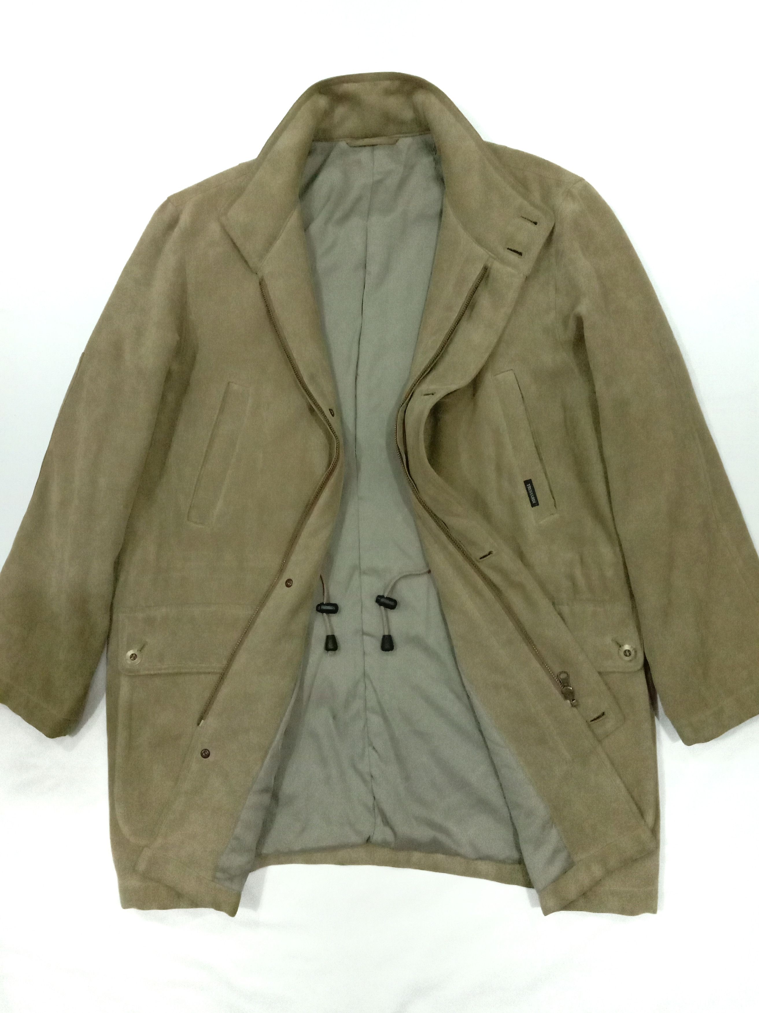 Trussardi Trussardi Long Jacket / Coat Size US M / EU 48-50 / 2 - 2 Thumbnail