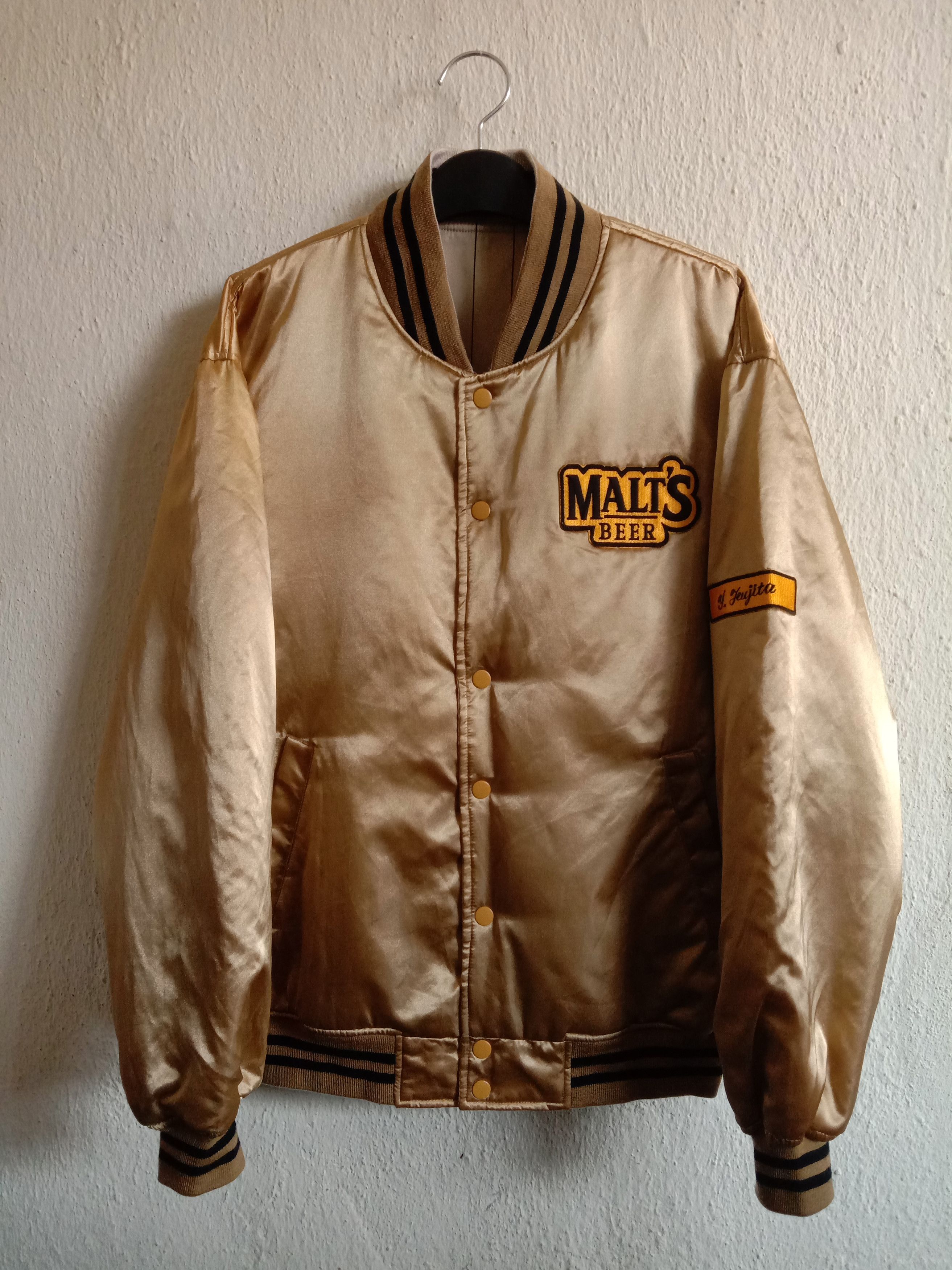 Japanese Brand Malt's Beer Reversible Casual Jacket Size US L / EU 52-54 / 3 - 3 Thumbnail