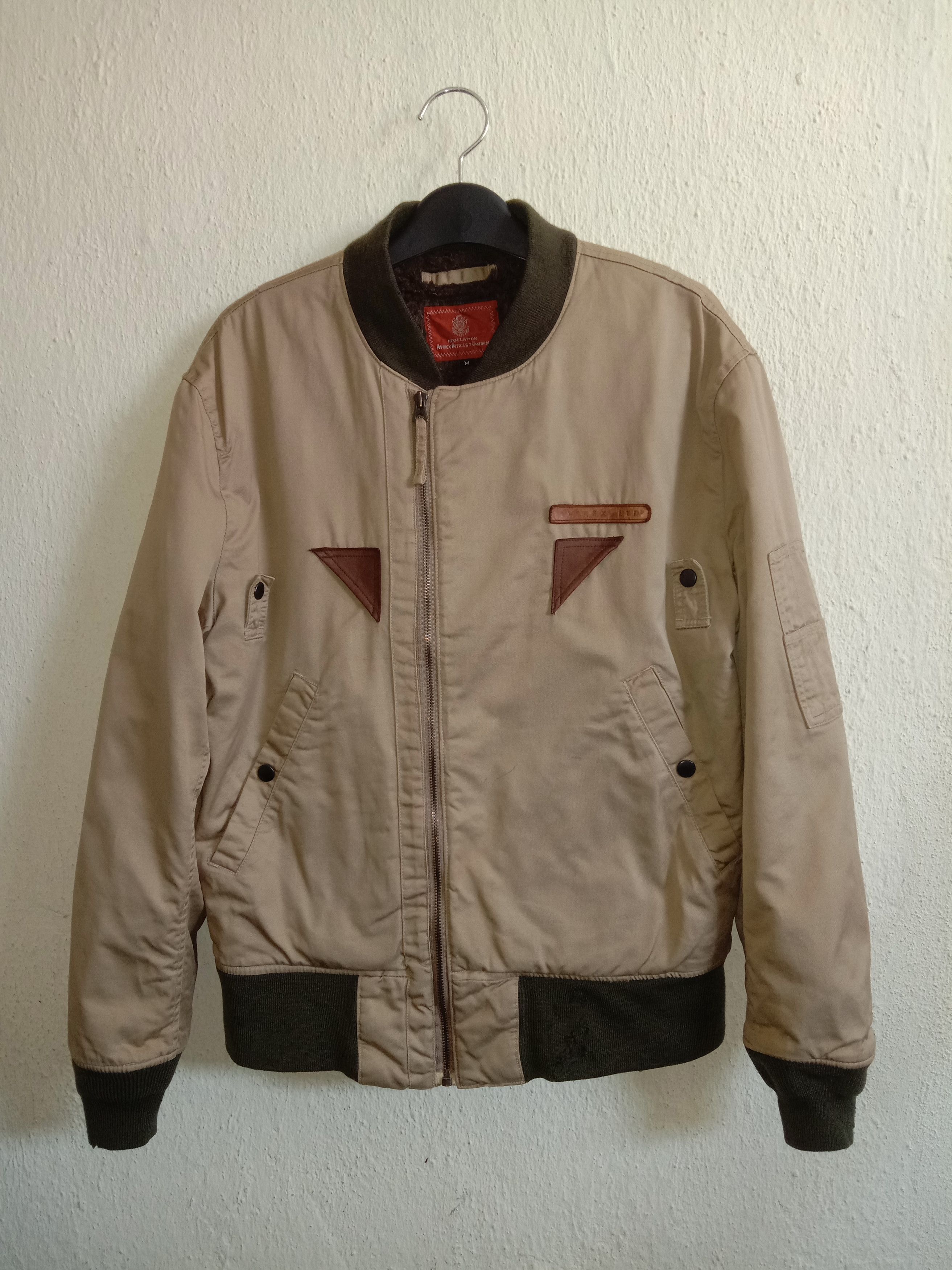 Avirex Avirex Bomber / Varsity Jacket Distressed Size US M / EU 48-50 / 2 - 1 Thumbnail