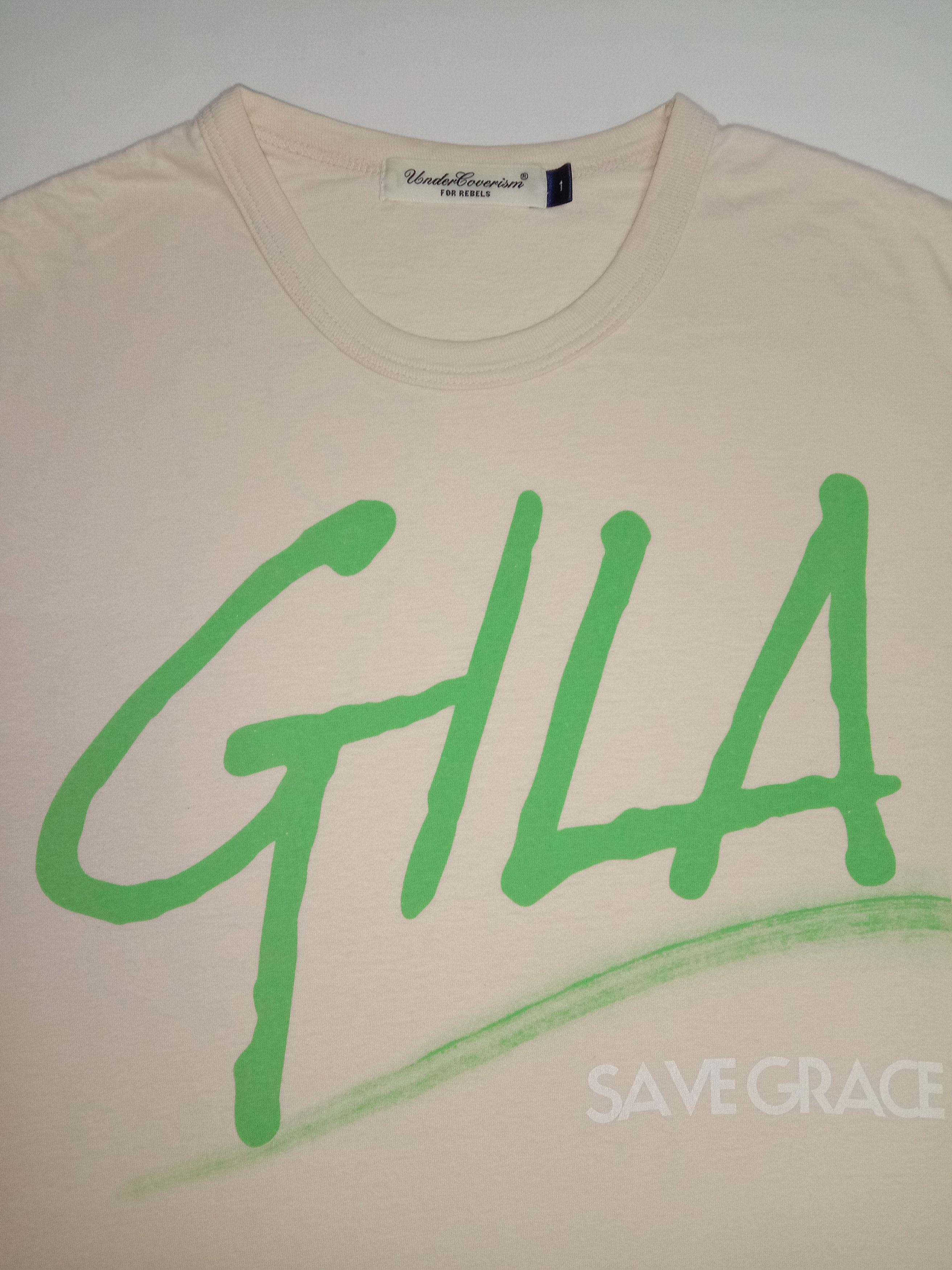 Undercover 📌 Undercoverism For Rebels Tee GILA Spelled Out Size US S / EU 44-46 / 1 - 3 Thumbnail