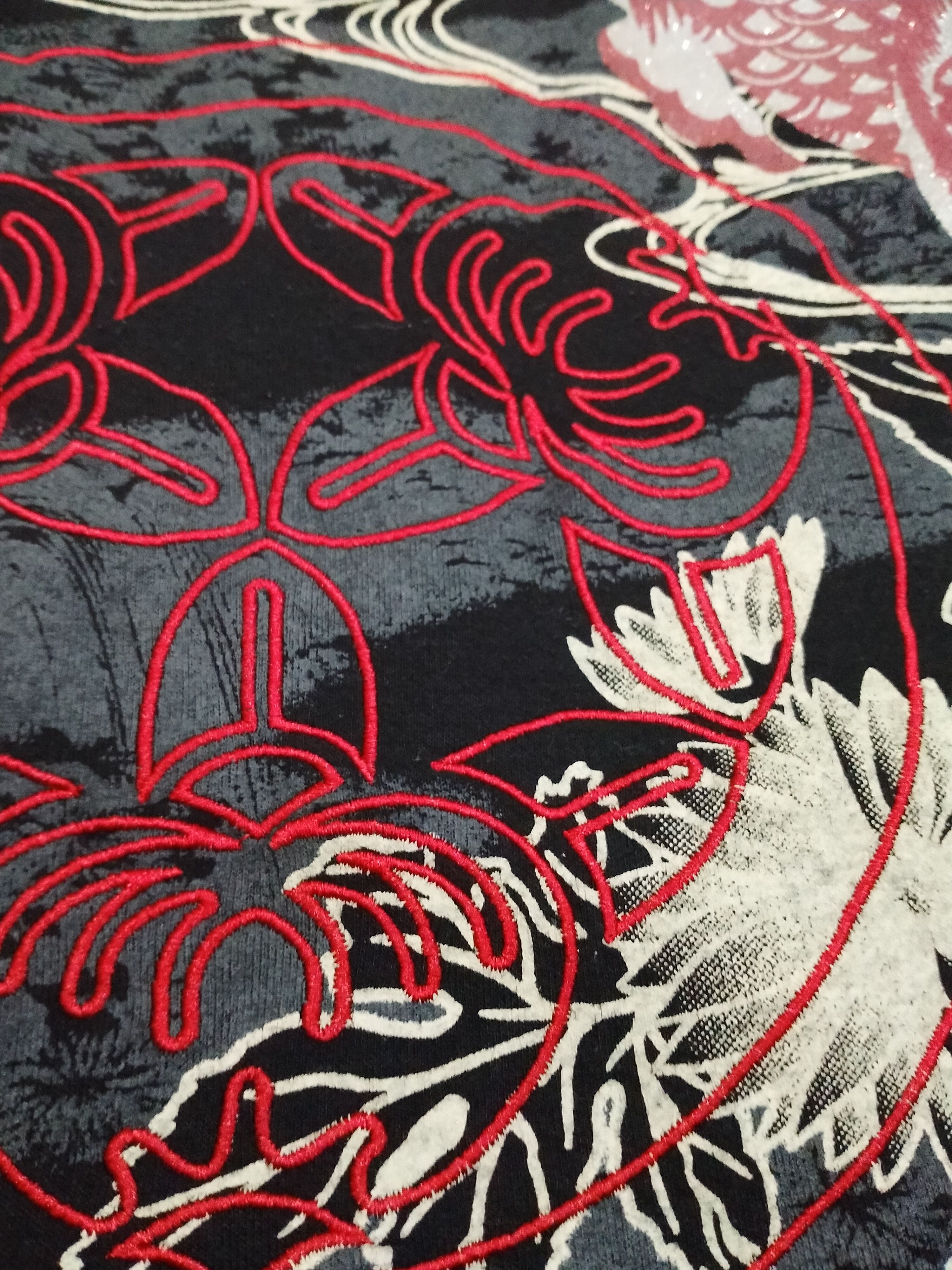 Japanese Brand Bullet Noise Art / Sukajan / Fullprint / Hoodie Size US XL / EU 56 / 4 - 4 Thumbnail