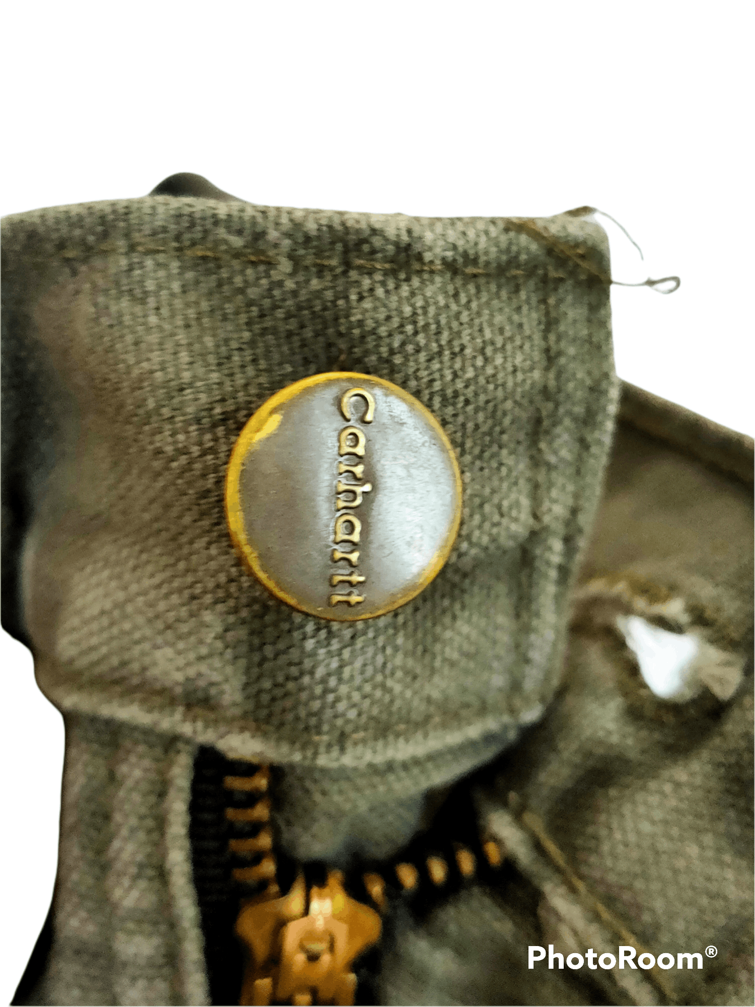 Carhartt Carhatt pants green army painted Size US 34 / EU 50 - 6 Thumbnail