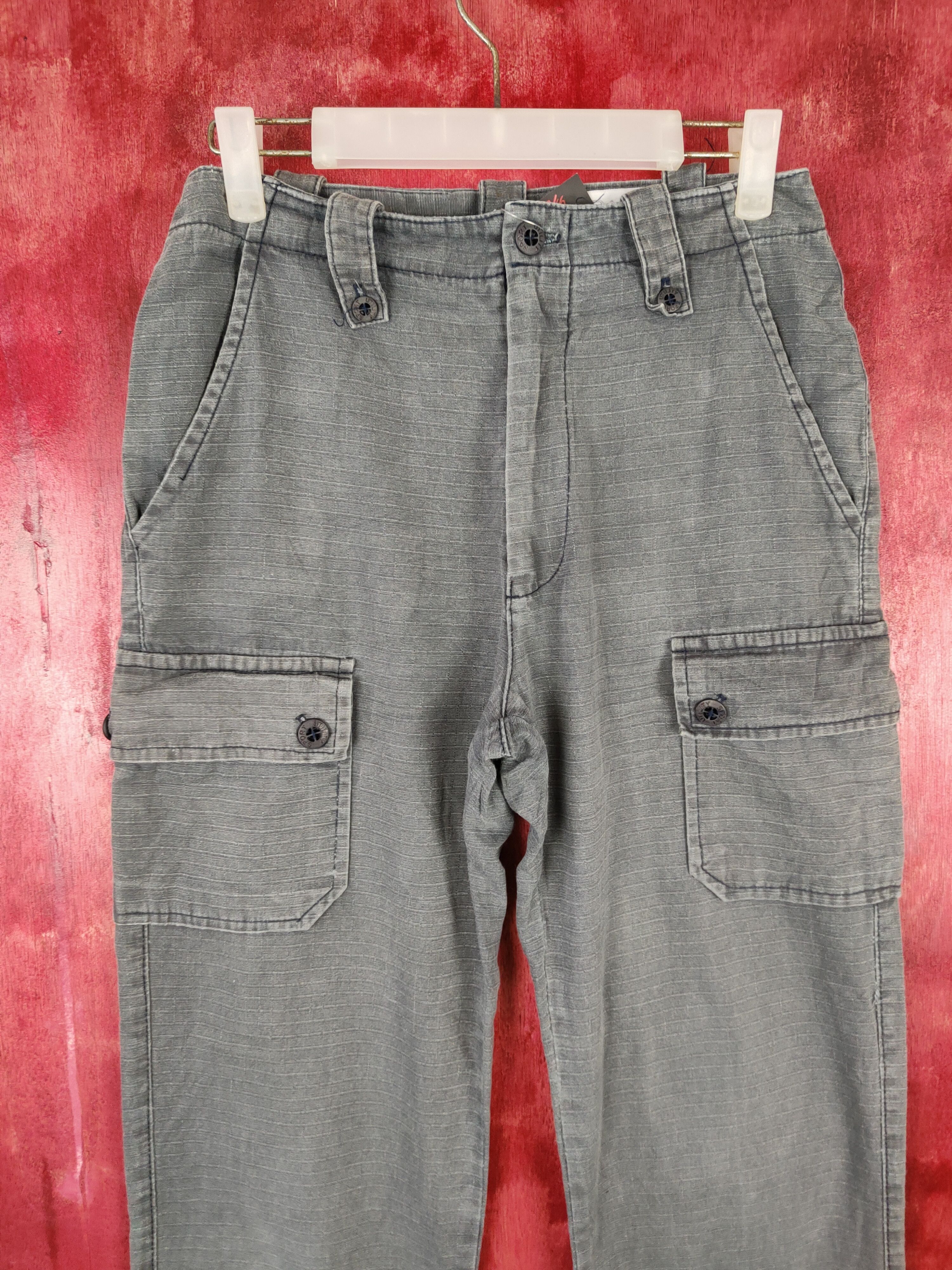 Japanese Brand × StraightFaded Utility Sport faded Multi Pocket Tactical Cargo Pants #4902 Size US 26 / EU 42 - 2 Thumbnail